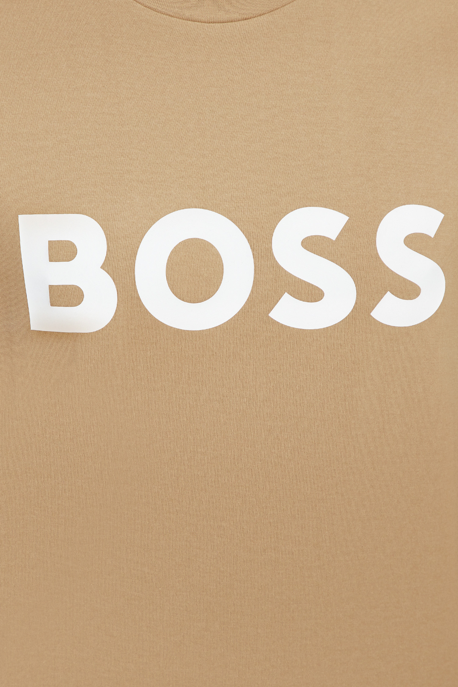 Чоловіча бежева футболка BOSS 50495742;260
