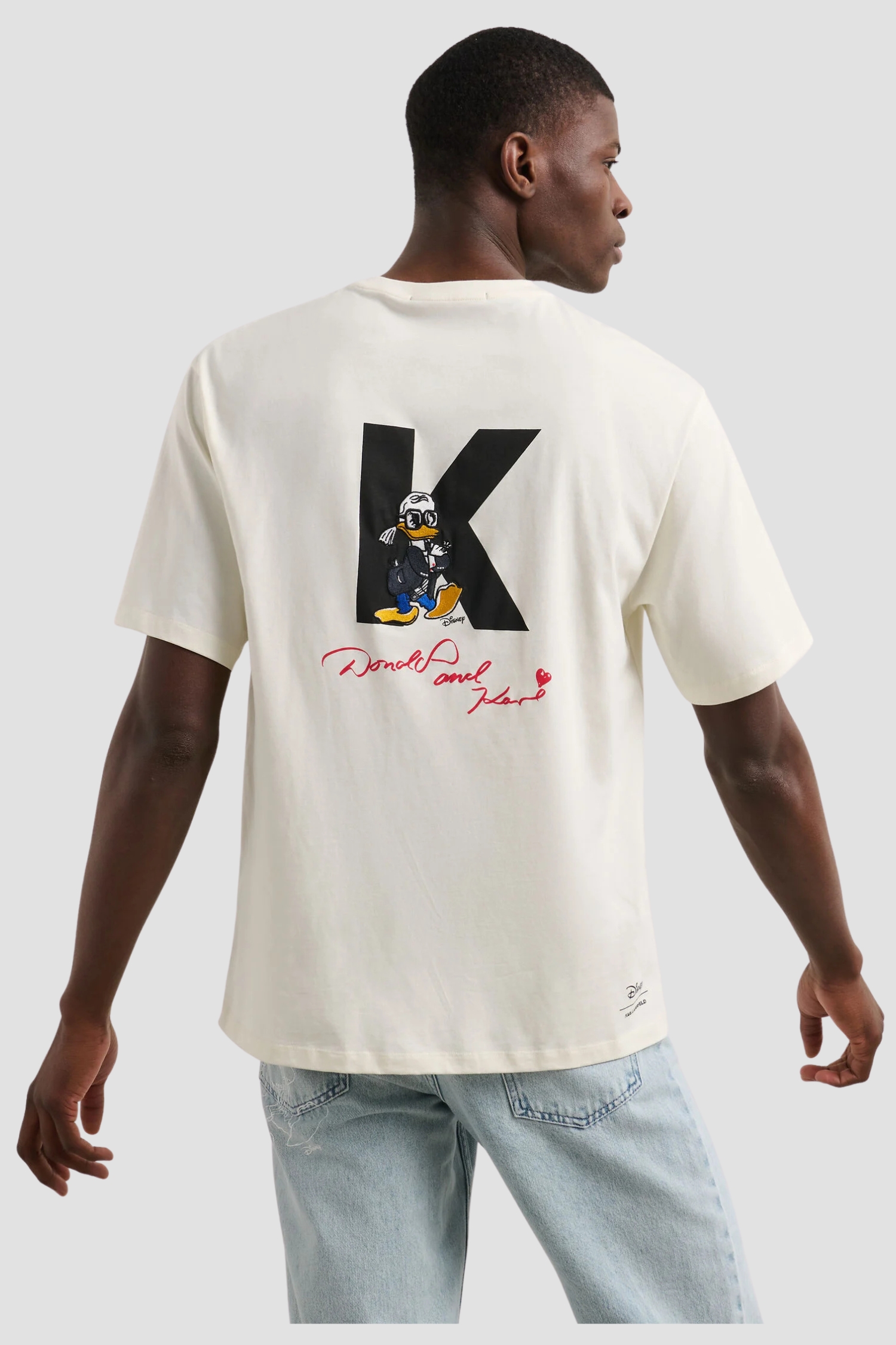 Чоловіча біла футболка Karl Lagerfeld x Disney Karl Lagerfeld 553270.755098;80