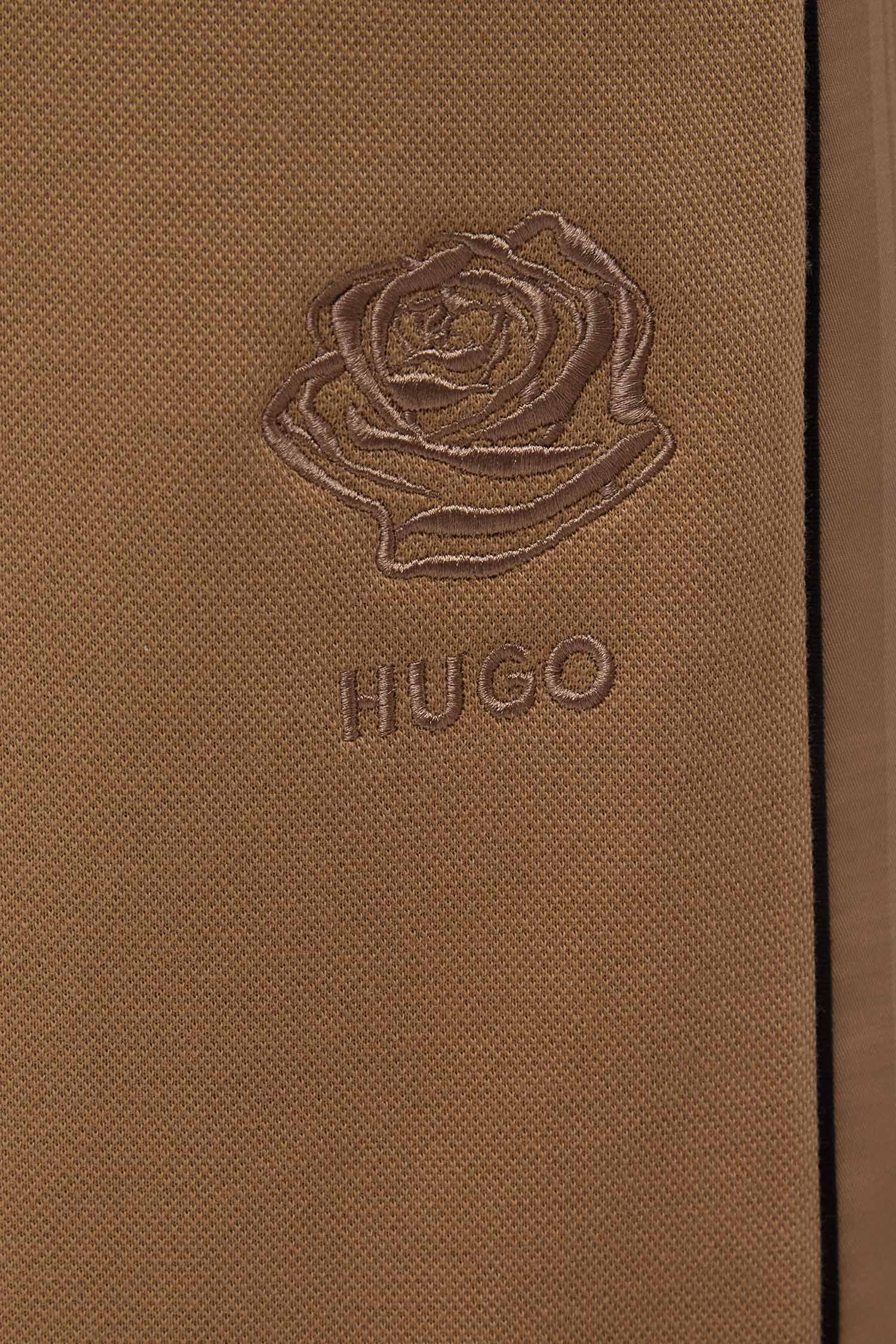 Мужские бежевые спортивные брюки HUGO 50564081;928