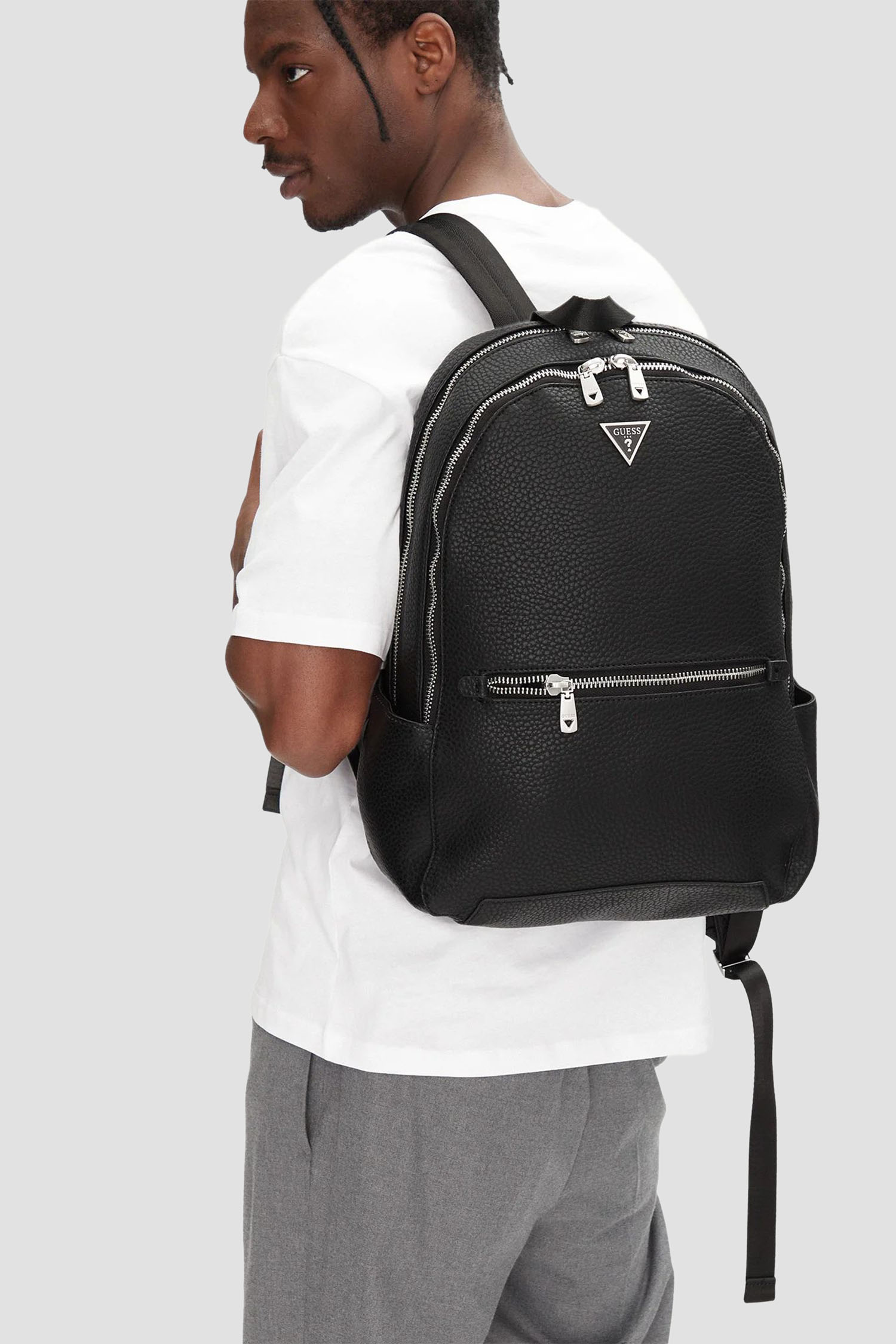 Чоловічий чорний рюкзак Guess HMTOGR.P5275;BLA