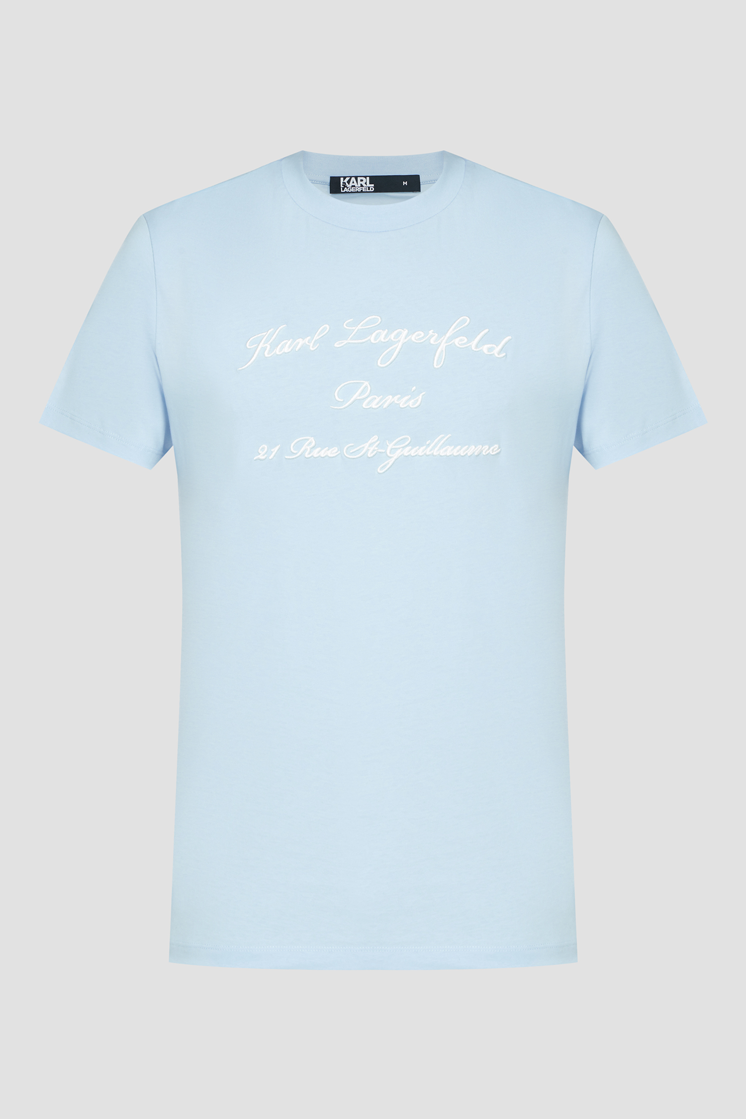 Чоловіча блакитна футболка Karl Lagerfeld 534225.755035;620