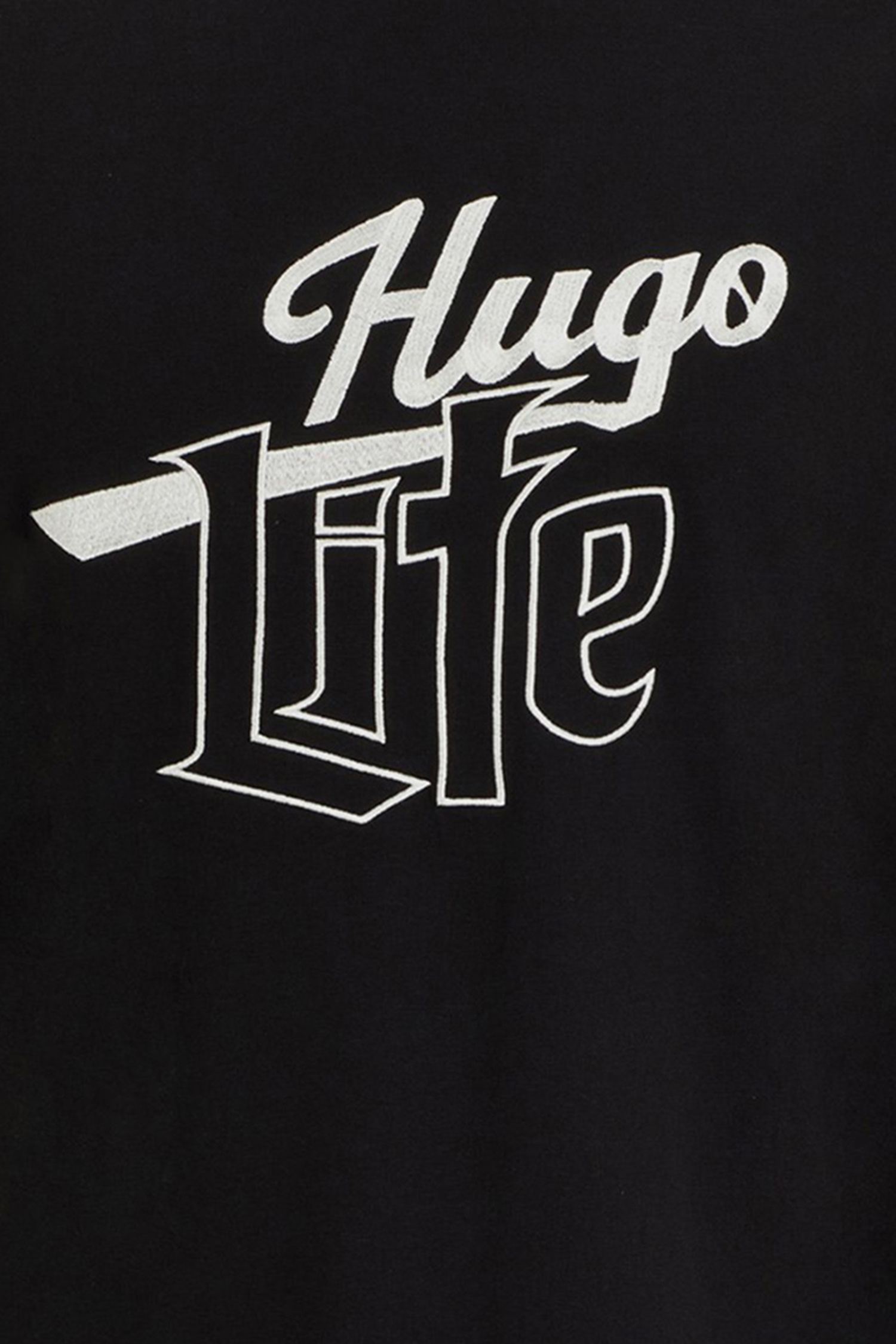 Мужская черная футболка HUGO 50508455;001