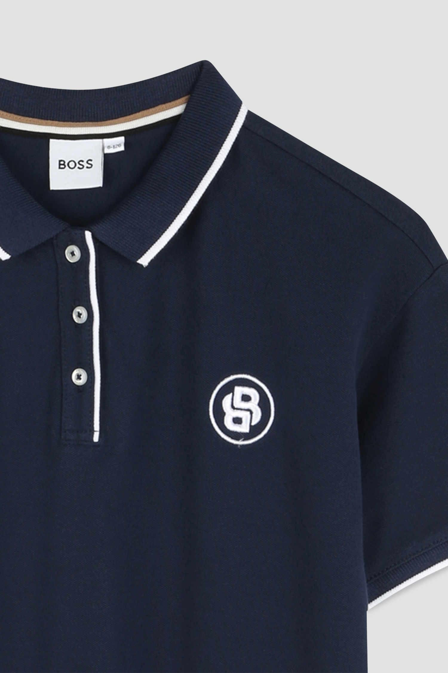 Детское темно-синее платье BOSS kids J52133;849