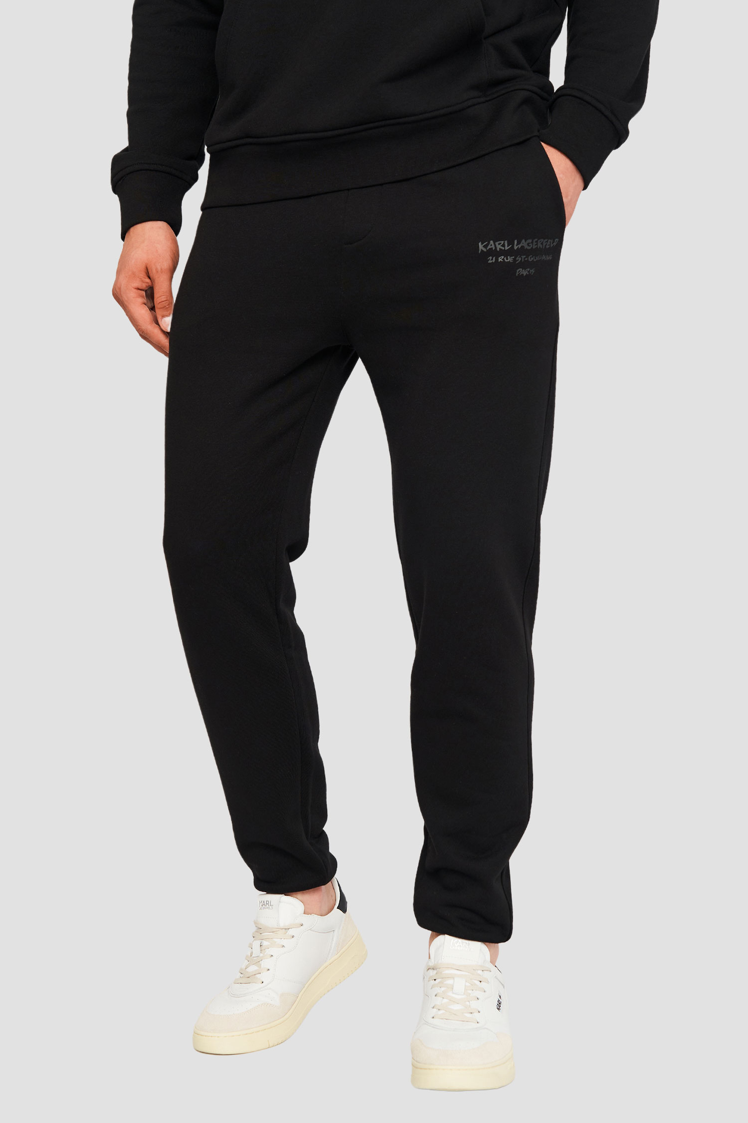 Мужские черные спортивные брюки Karl Lagerfeld 533910.705412;990
