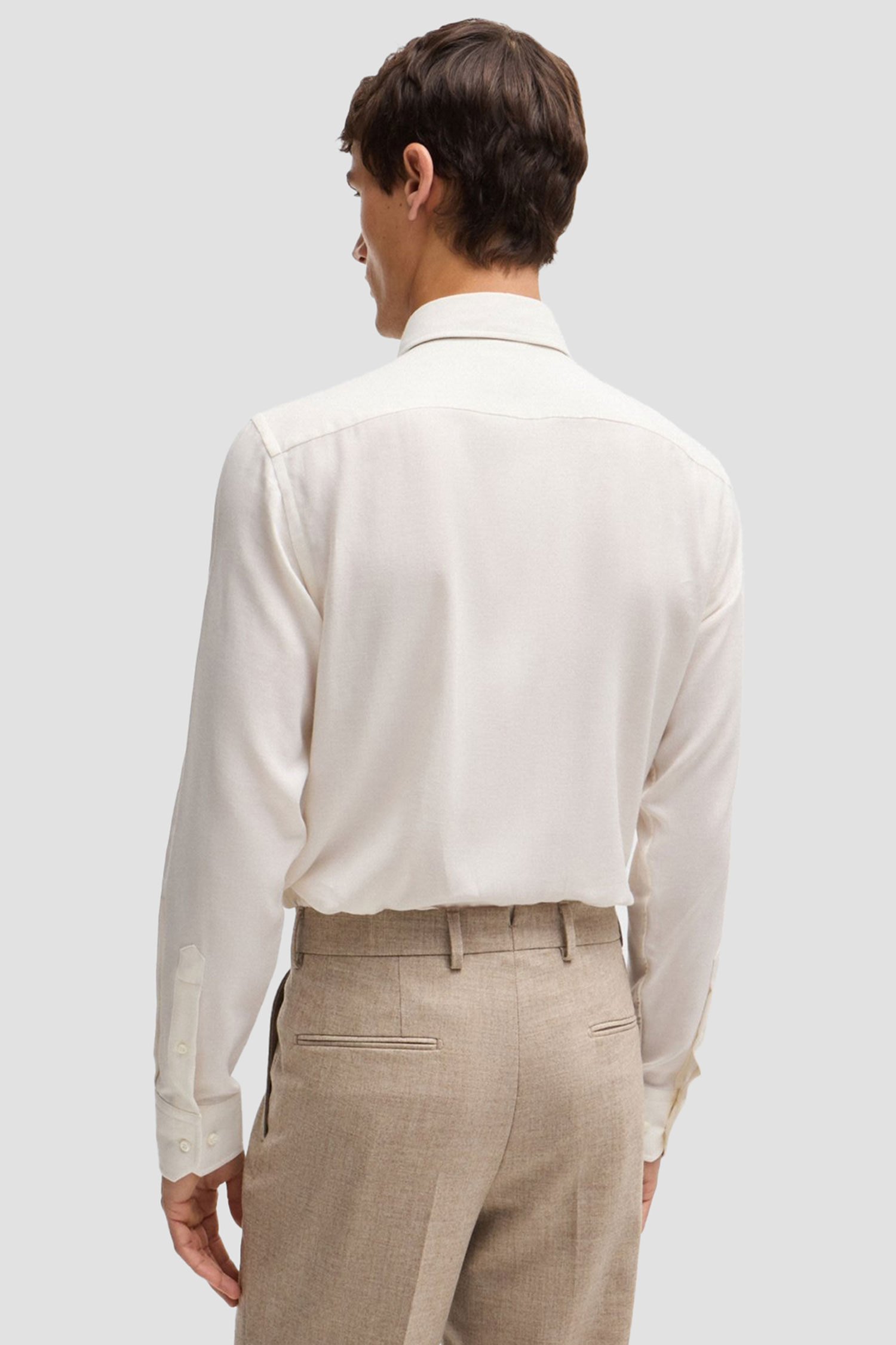 Чоловіча біла сорочка BOSS 50525738;100