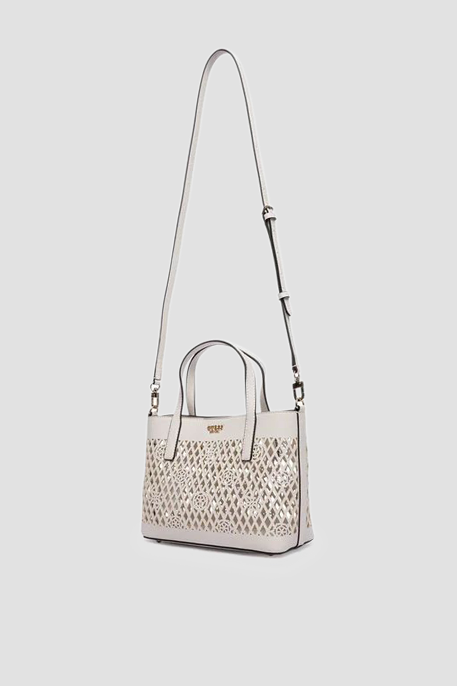 Женская белая сумка Guess HWPG99.11750;OFF