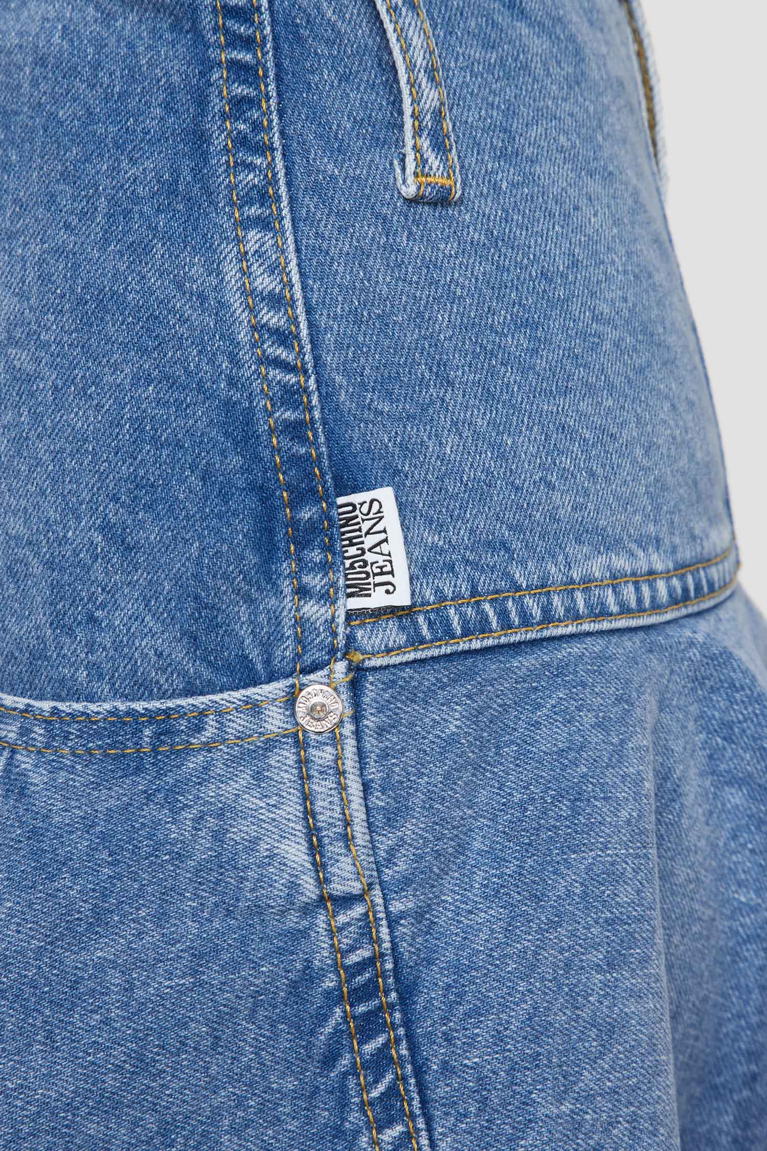 Женская голубая джинсовая юбка Moschino A0104.3236;1295