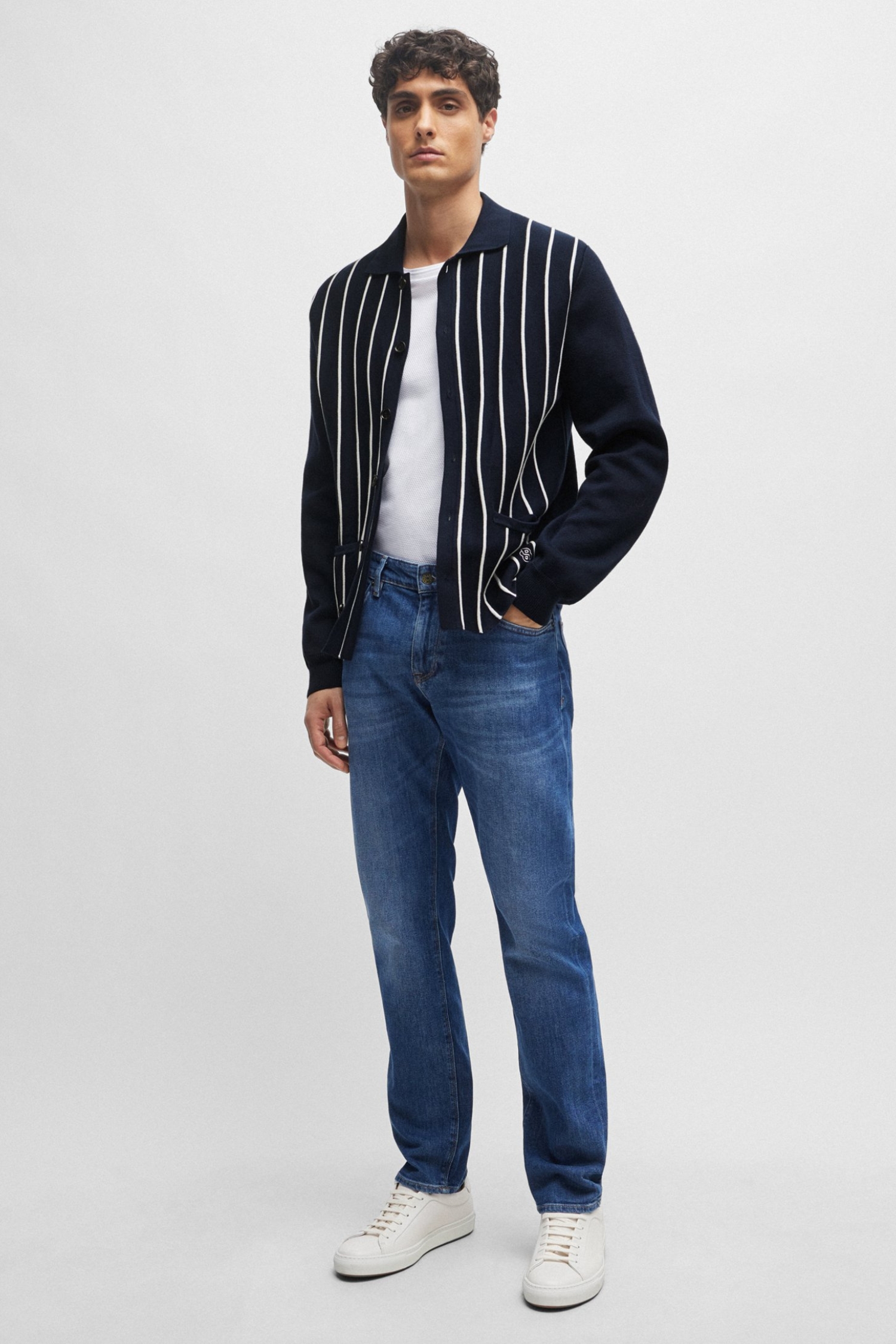 Чоловічі сині джинси BOSS 50470538;417