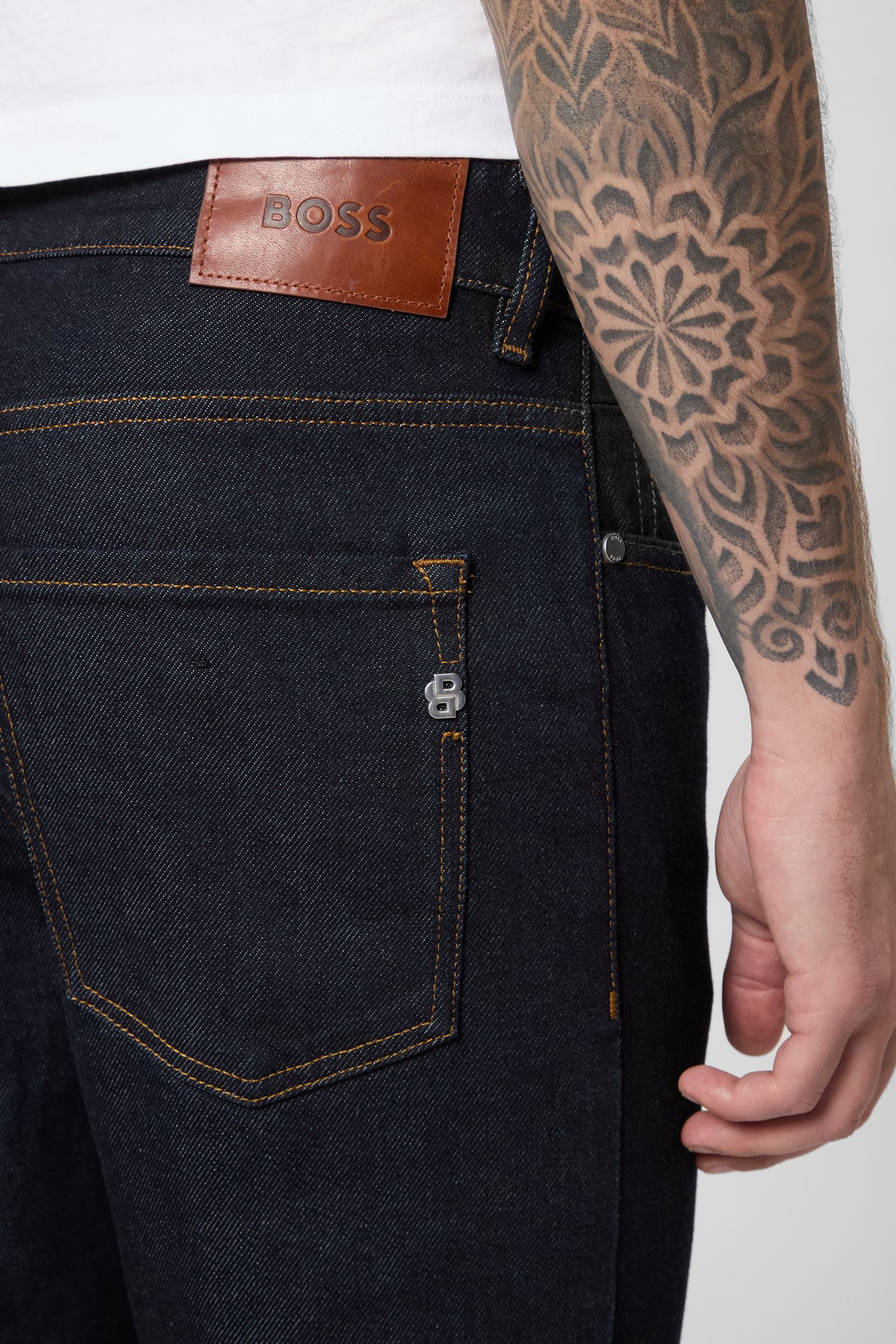 Чоловічі темно-сині джинси BOSS 50520828;410