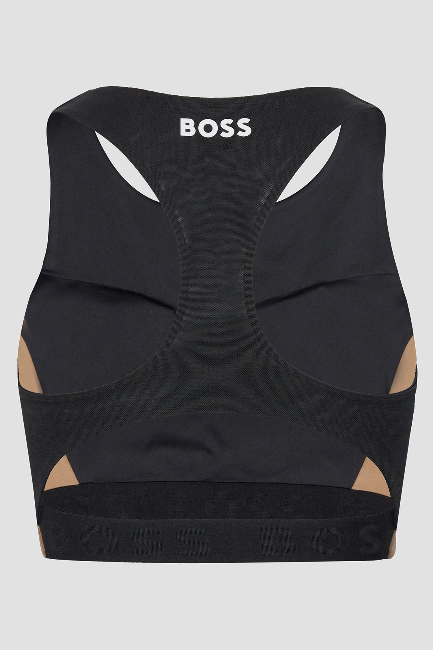 Женский черный спортивный топ BOSS 50502366;001