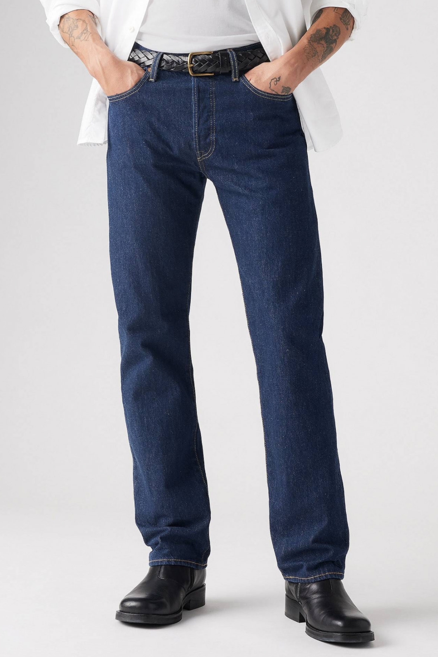 Чоловічі темно-сині джинси  501® Straight Levi’s® 00501;0101