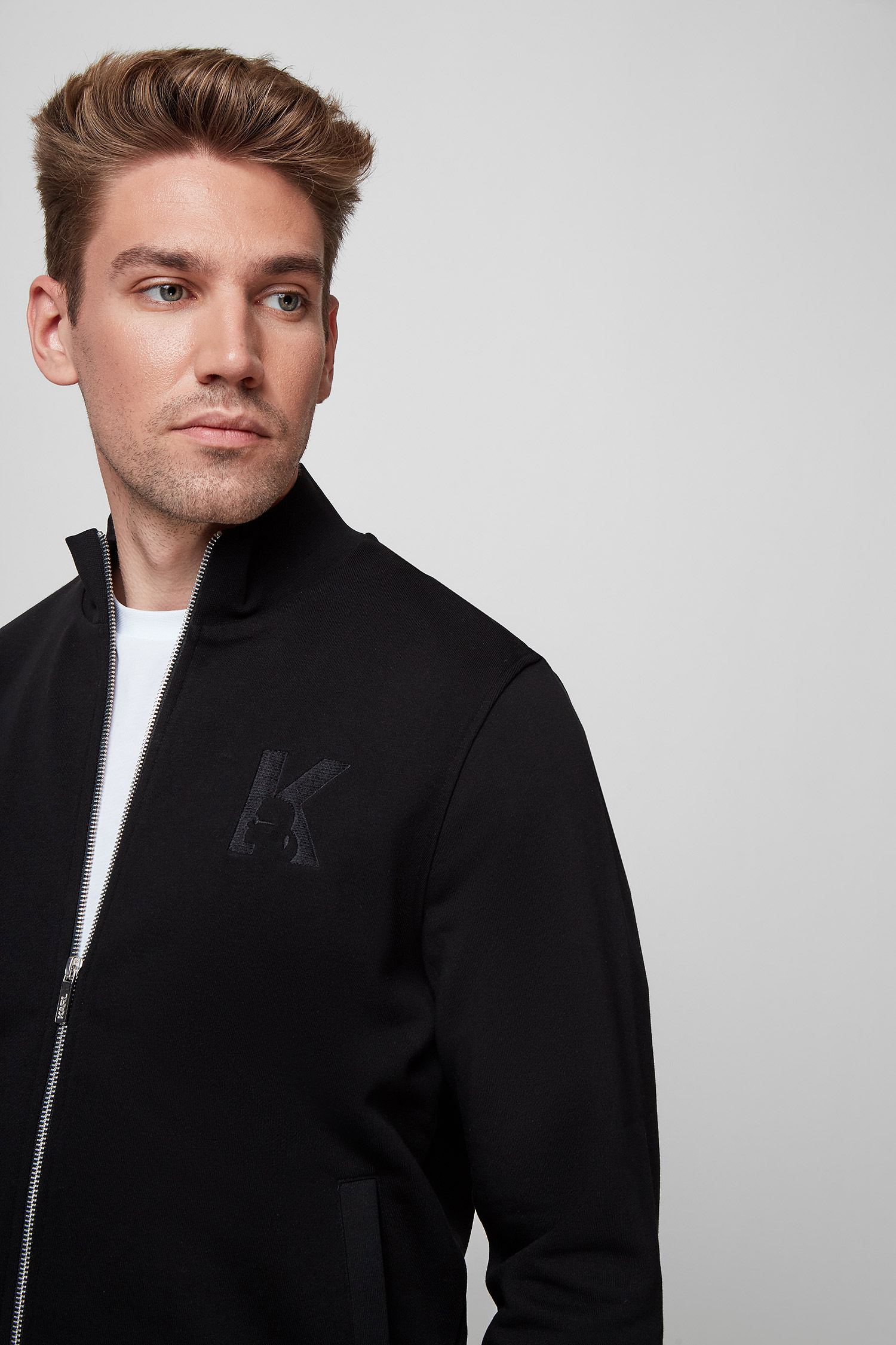 Мужская черная спортивная кофта Karl Lagerfeld 500900.705891;990