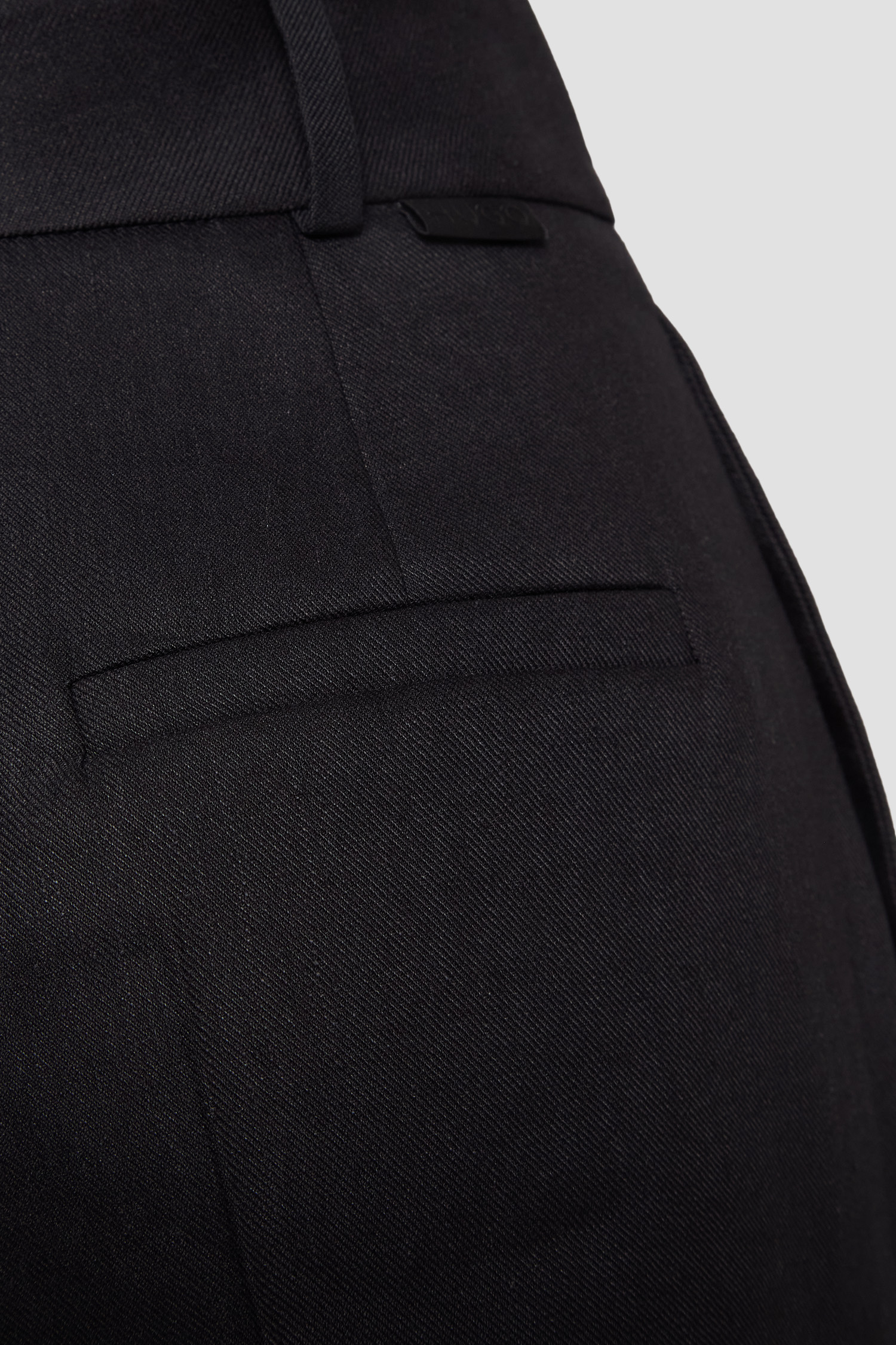 Женские черные льняные шорты HUGO 50537634;001