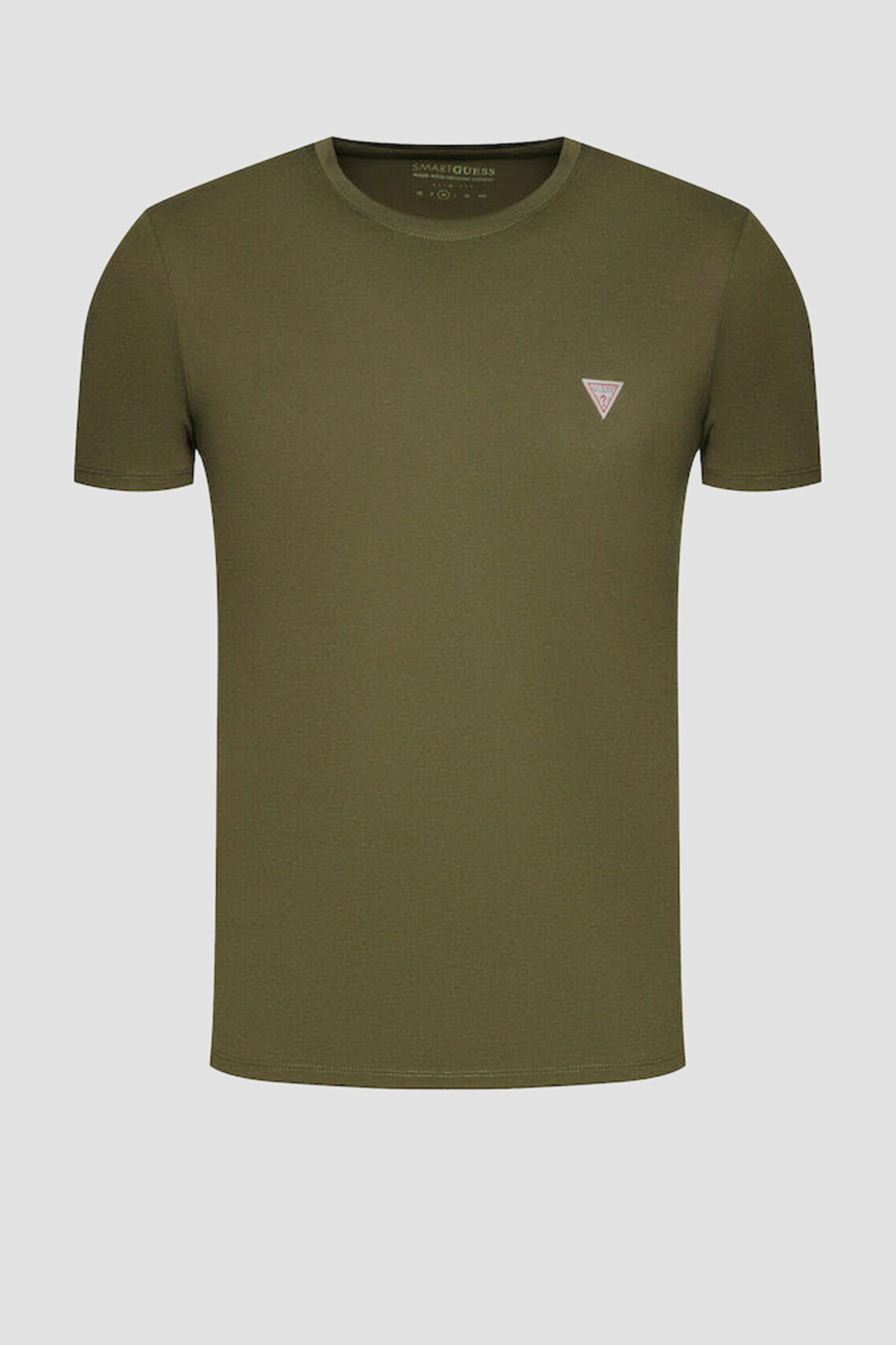 Мужская оливковая футболка Guess M1RI36.I3Z11;G8K2