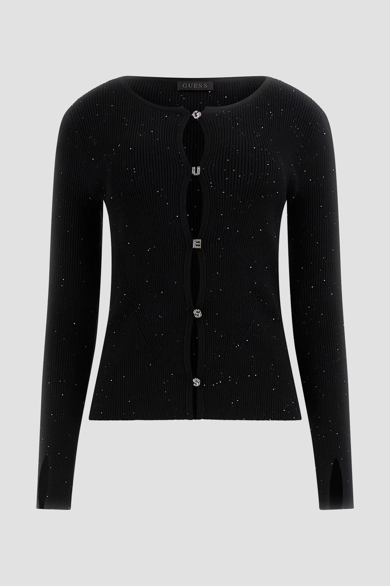 Женский черный кардиган Guess W5RR17.Z34O0;JBLK