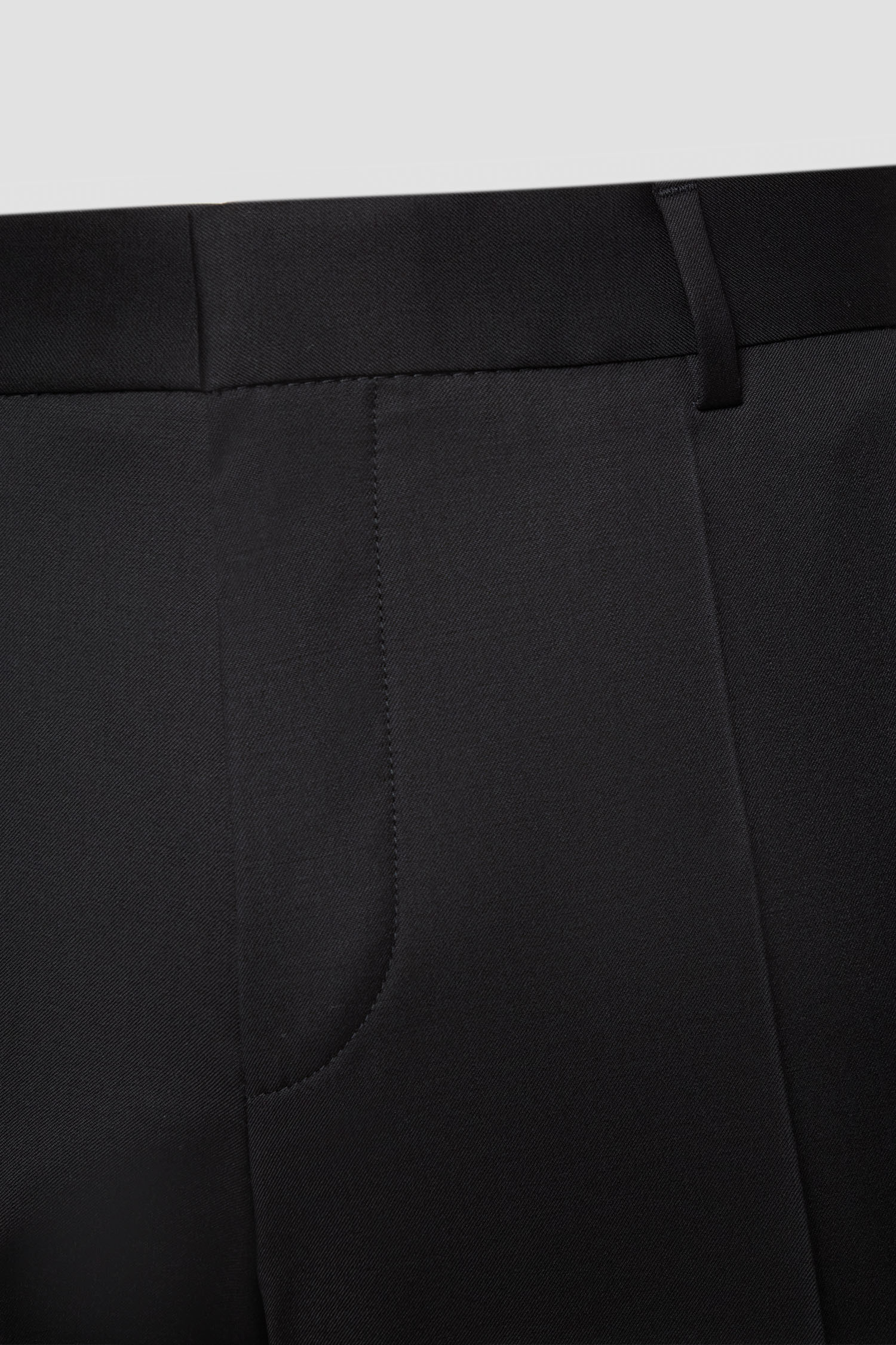 Чоловічий чорний вовняний костюм (піджак, брюки) BOSS 50469171K;001