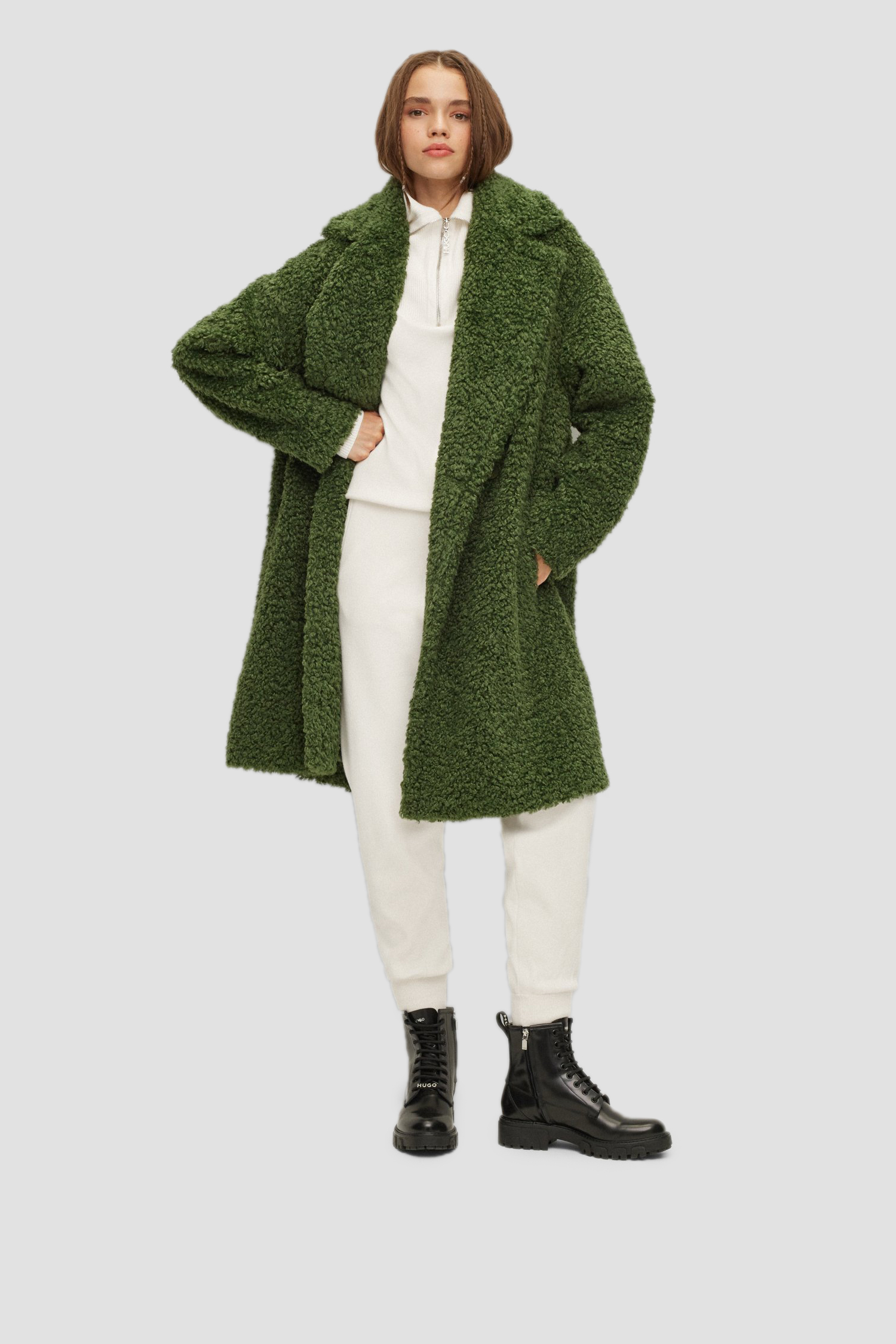 Жіночі білі брюки HUGO 50477140;110