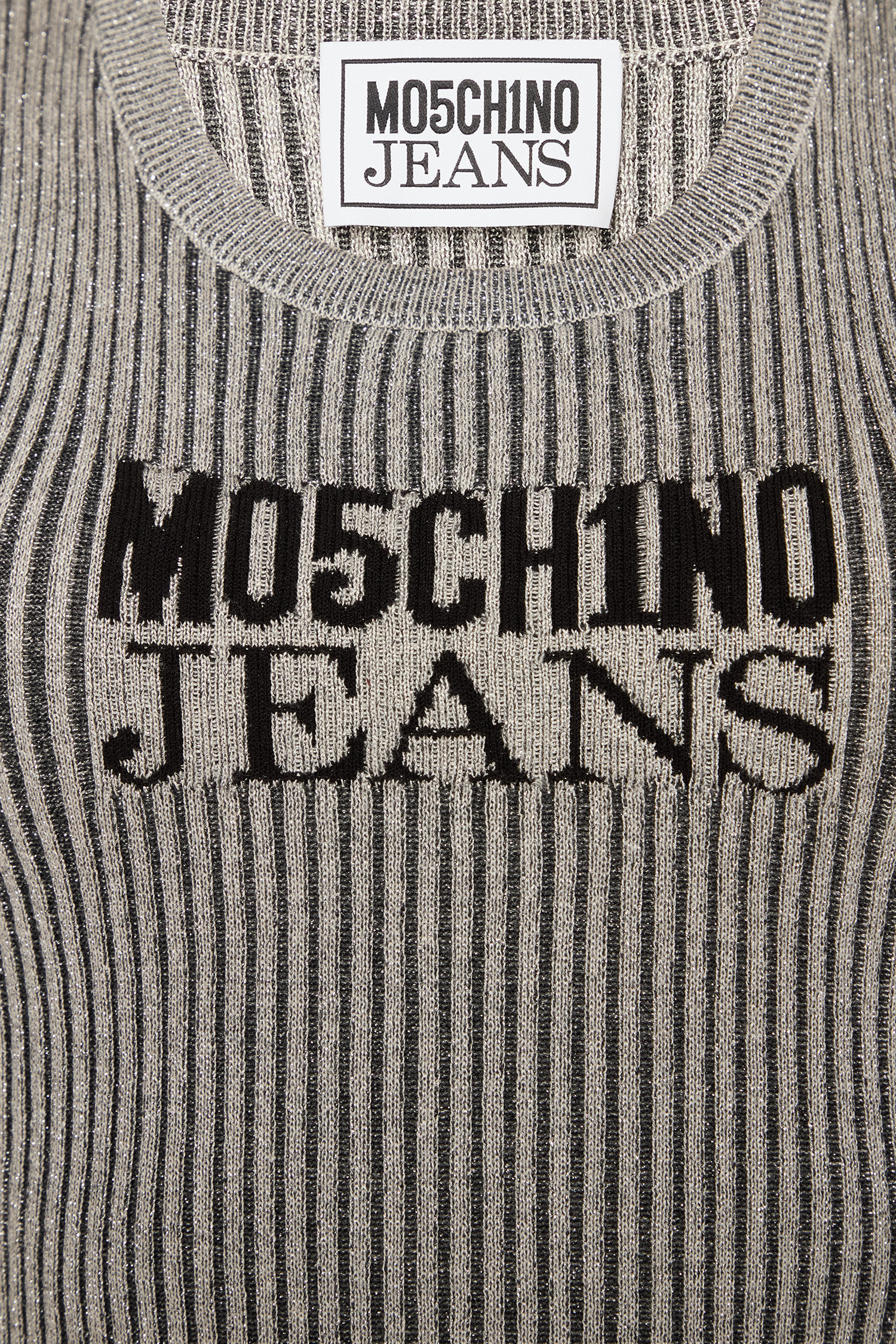 Женский серый топ Moschino J0884.3205;1610