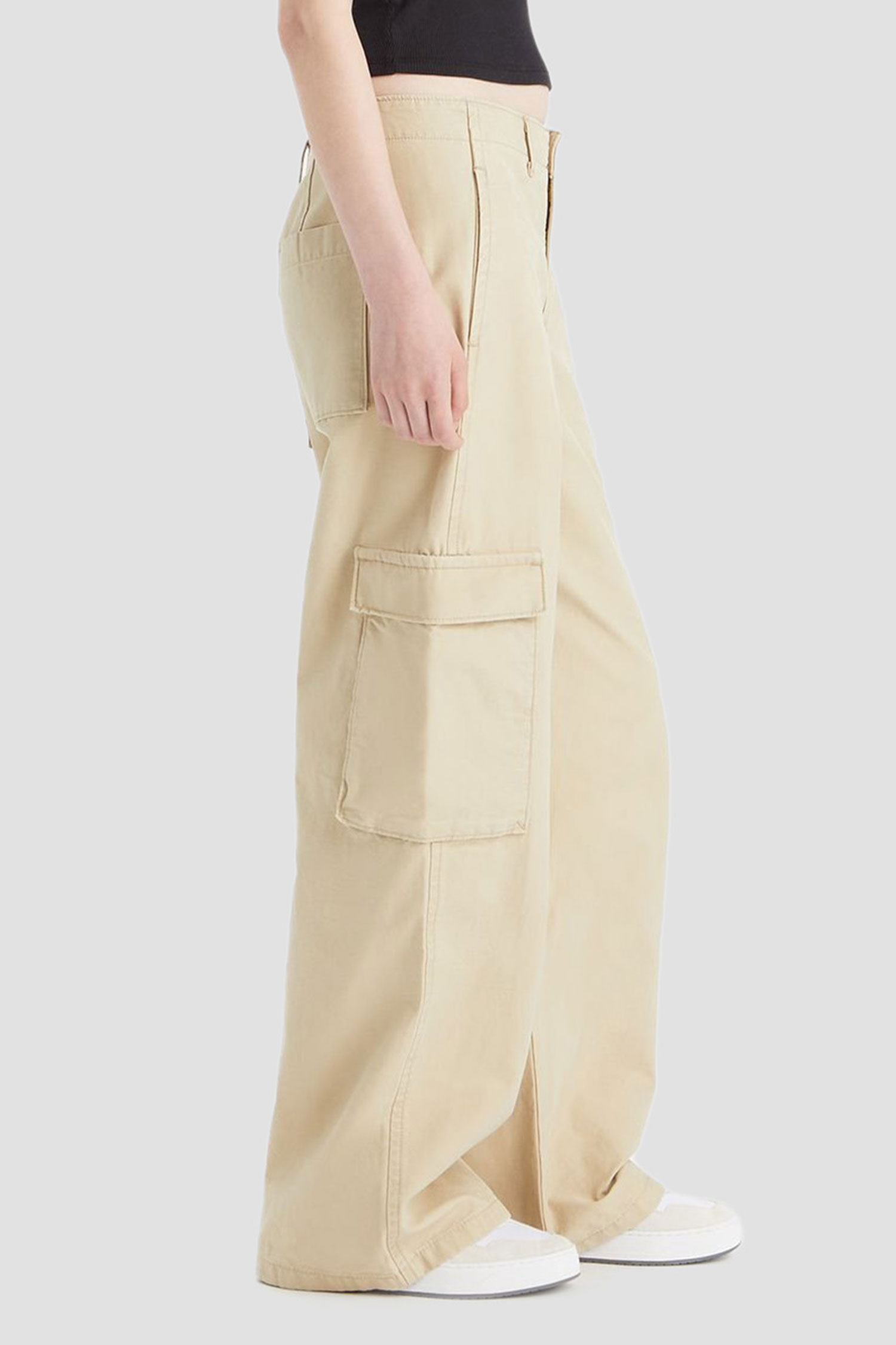 Женские бежевые карго Baggy Cargo Levi’s® A6077;0009