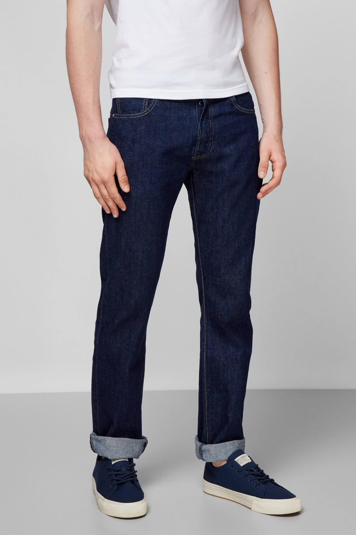 Темно-синие джинсы для парней 501® Original Fit Levi’s® 00501;0101