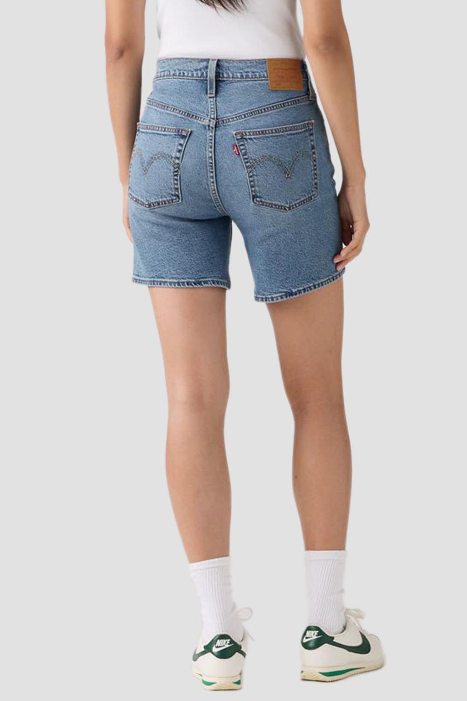 Жіночі блакитні джинсові шорти 501® Mid Thigh Levi’s® A9296;0006