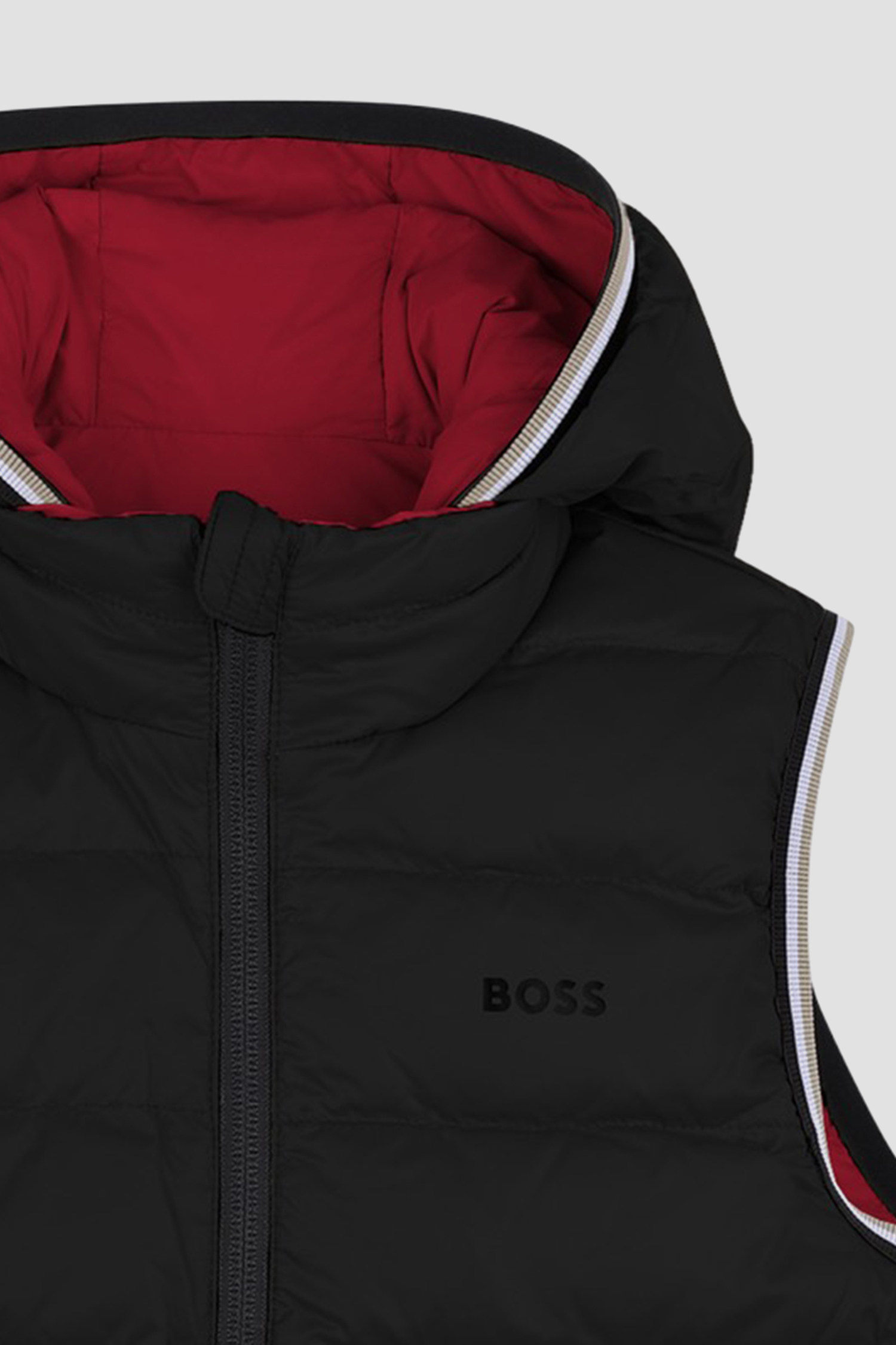 Дитячий двосторонній пуховий жилет BOSS kids J52395;96D