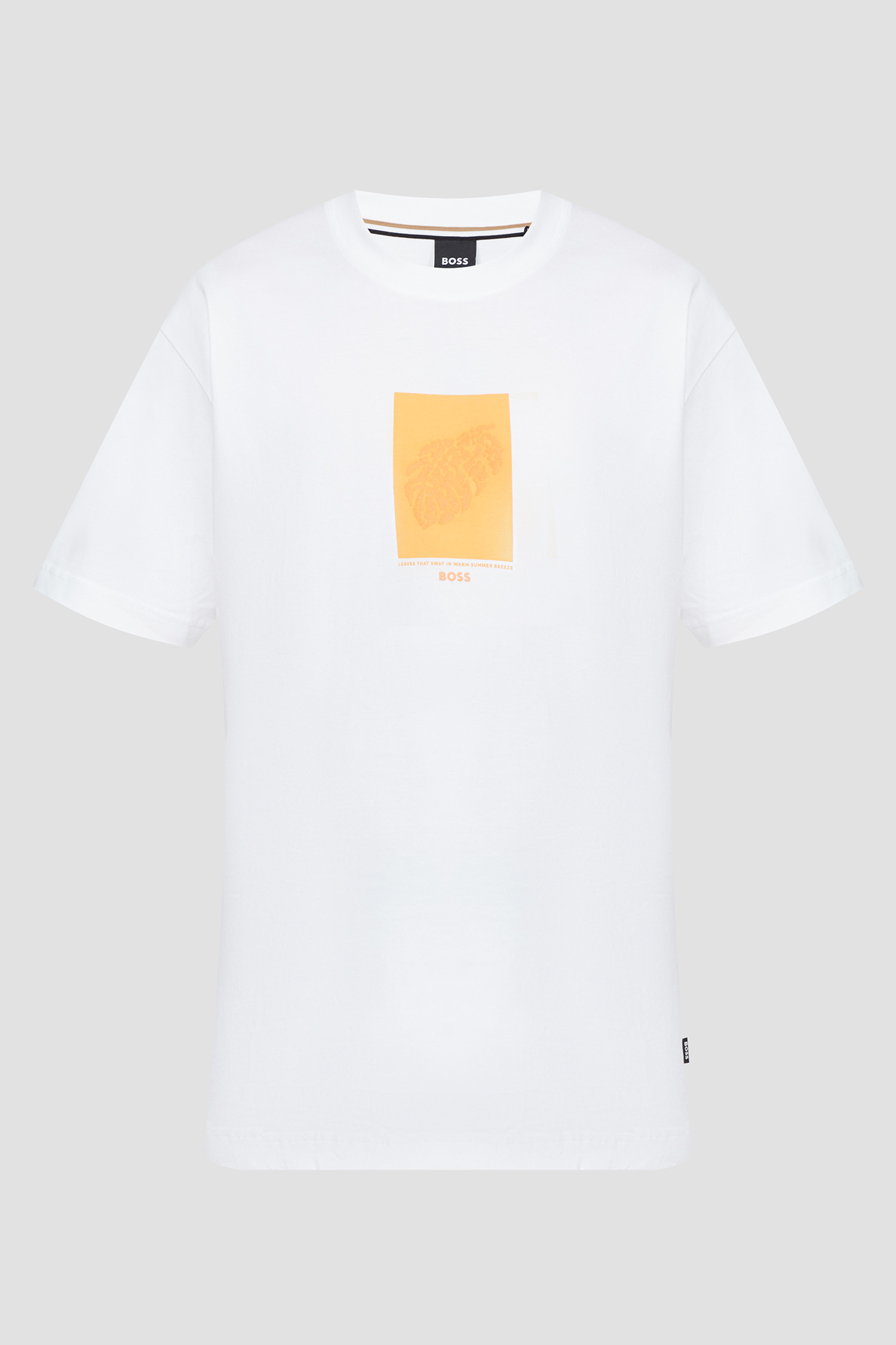 Мужская белая футболка BOSS 50512118;100