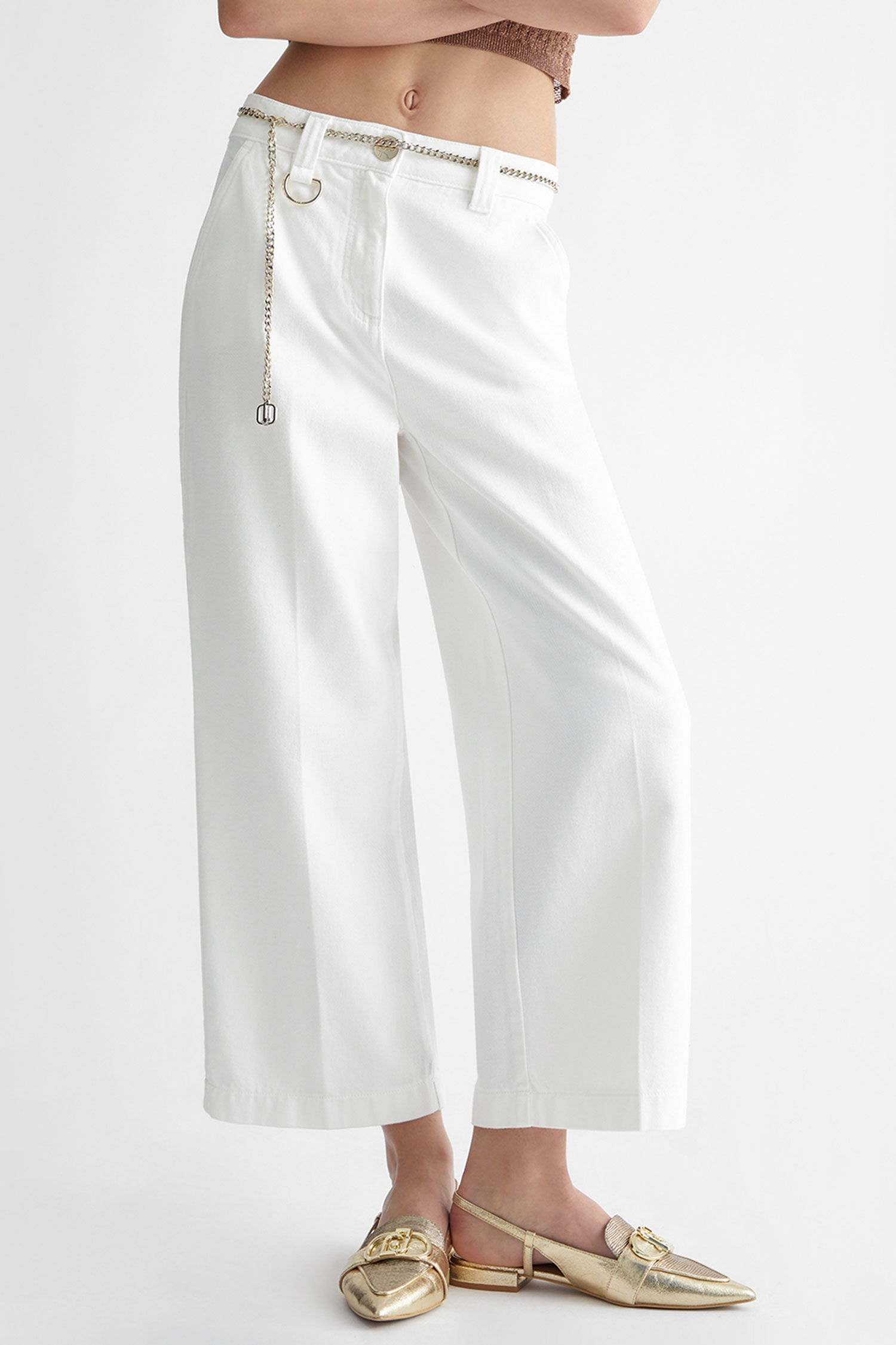 Женские белые брюки Liu Jo CA4368.T4264;X0256