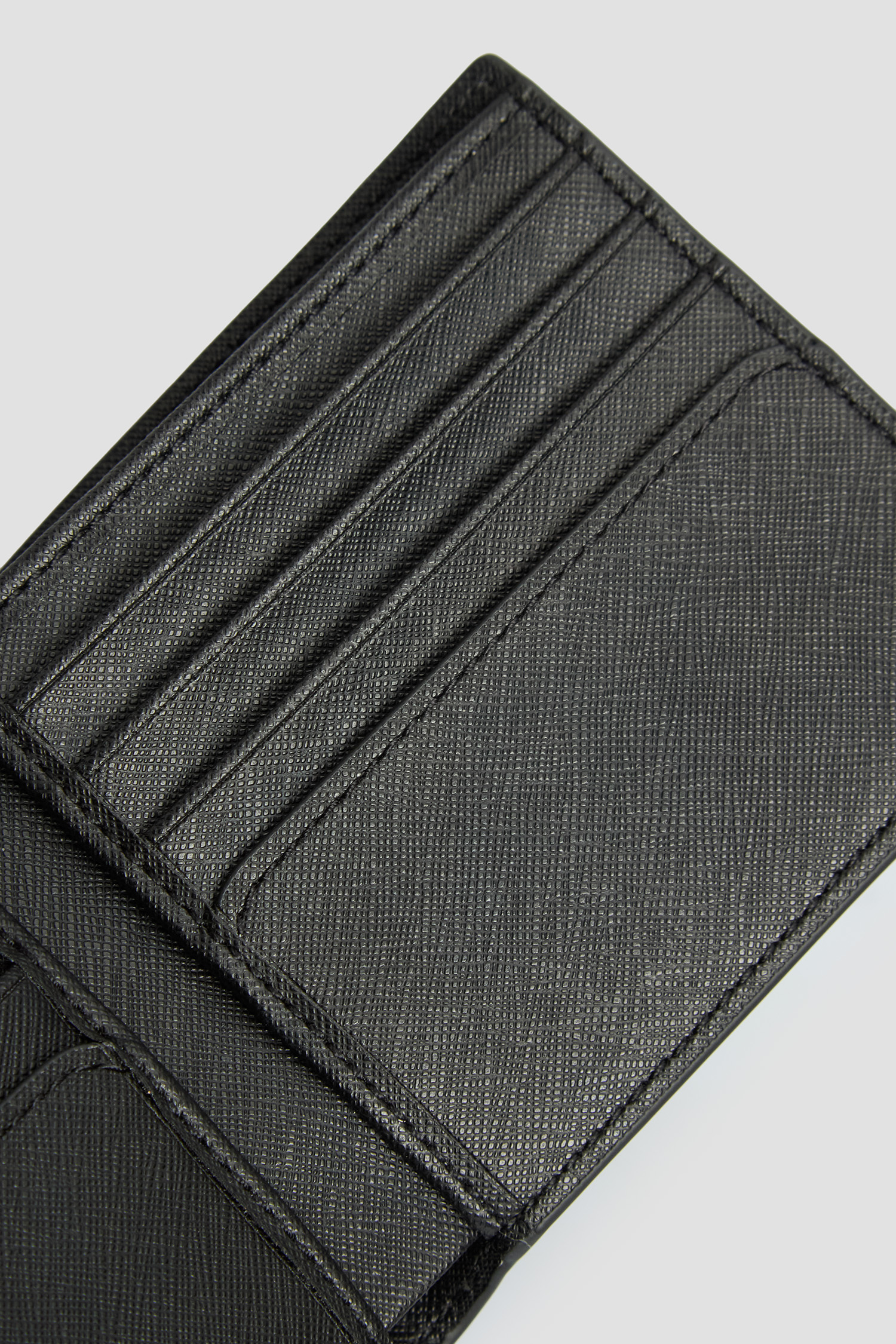 Мужской черный кожаный кошелек BOSS 50517058;001