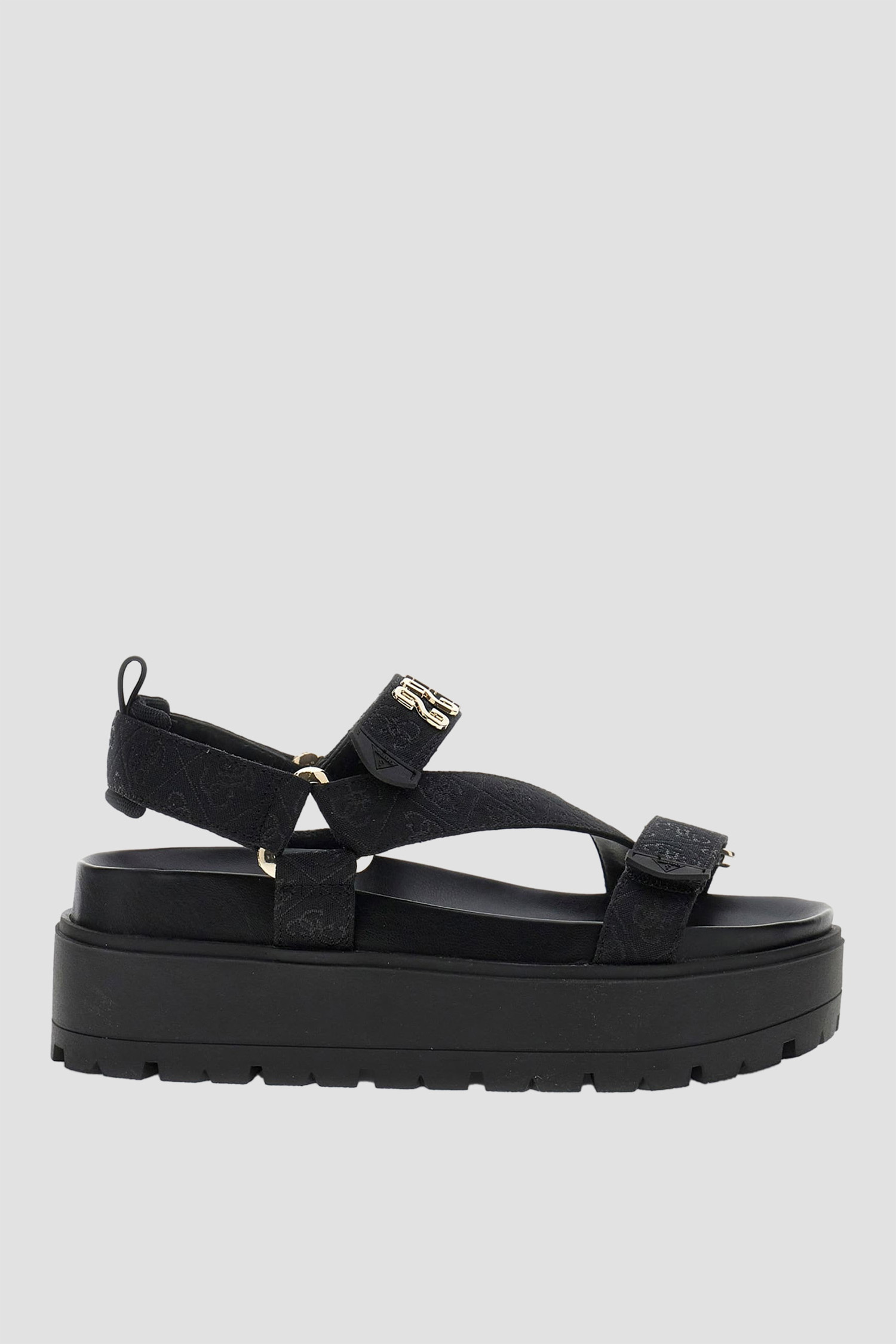 Жіночі чорні сандалі Guess FLJFTT.FAL03;BLACK