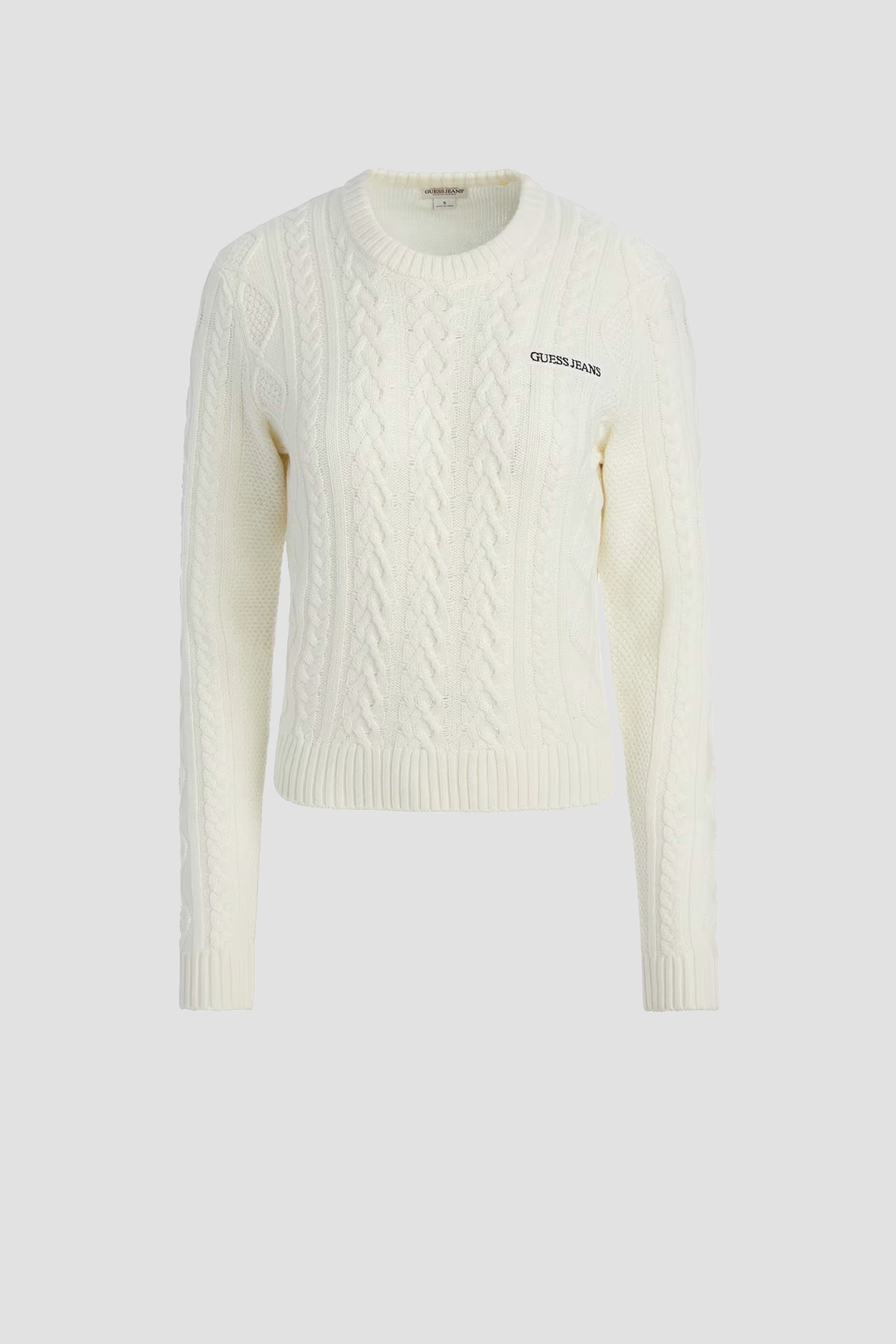 Женский белый джемпер Guess Jeans W4BR13.Z3HN2;G293
