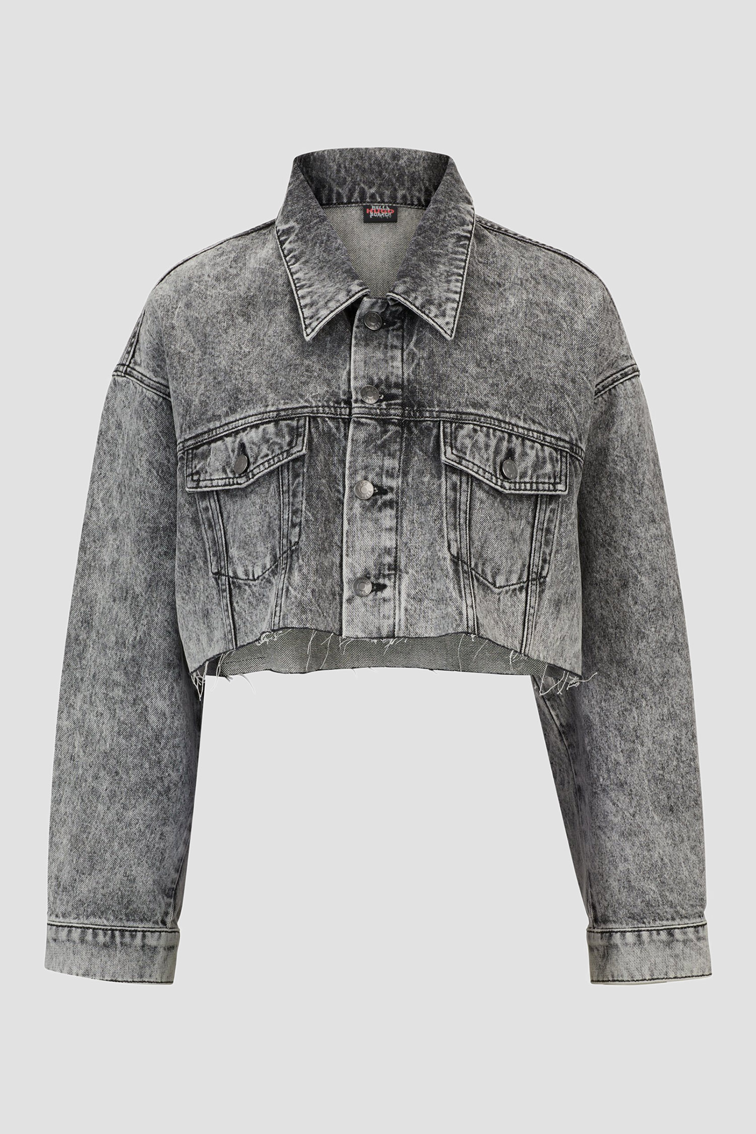 Жіноча сіра джинсова куртка HUGO 50508816;027