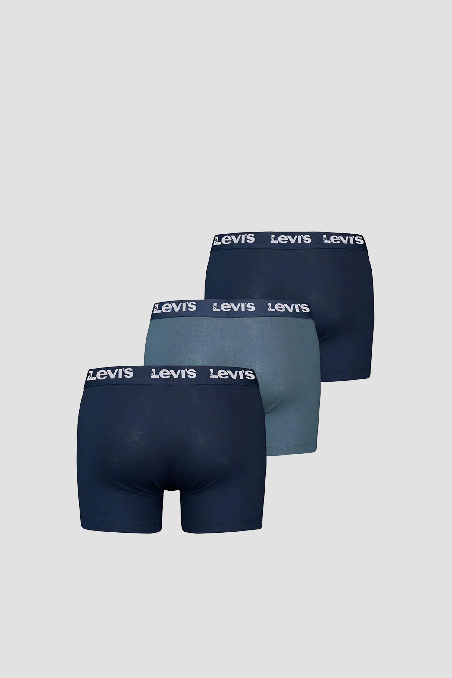 Мужские темно-синие боксеры (3 шт) Levi’s® 701236673;002