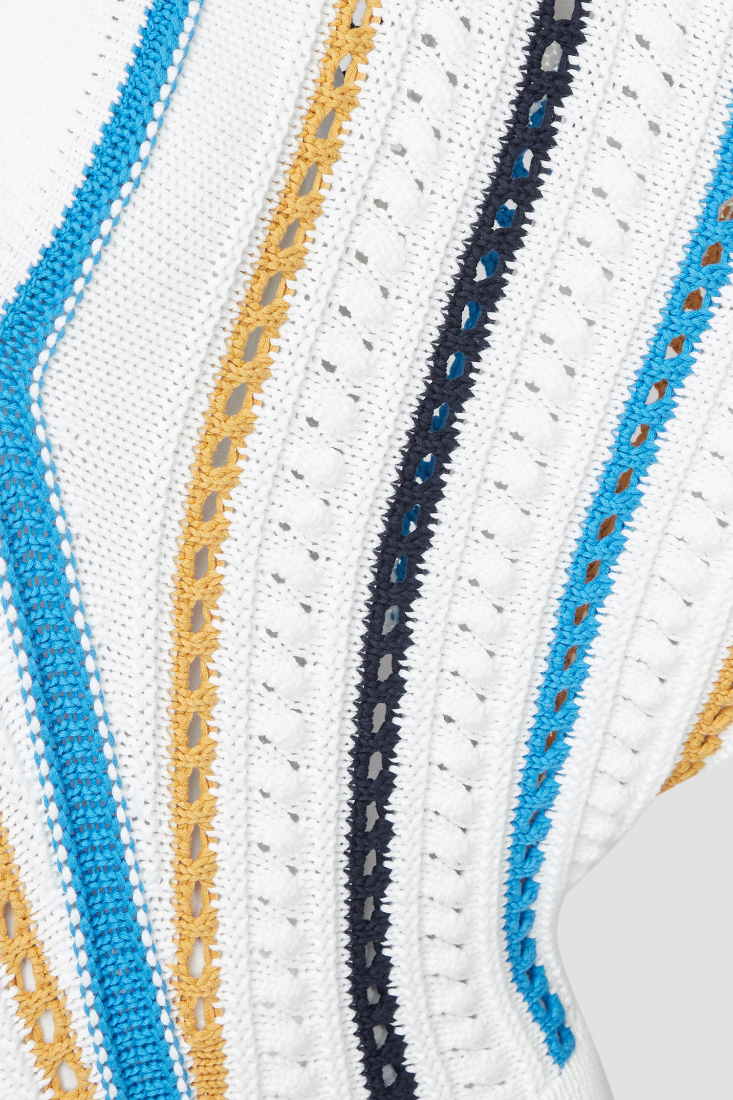 Женский белый свитер в полоску BOSS 50493888;962