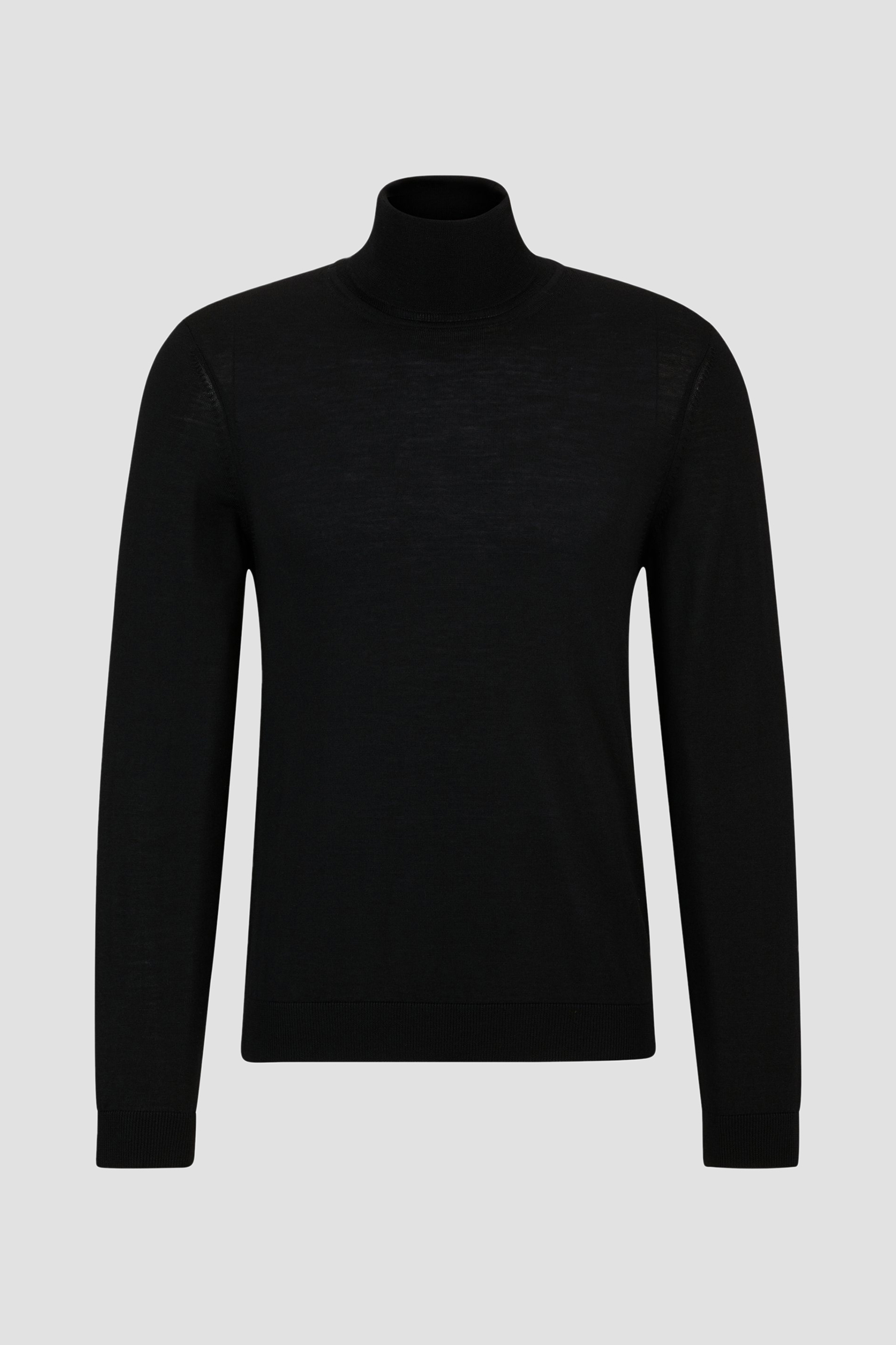 Мужской черный шерстяной гольф BOSS 50468262;001