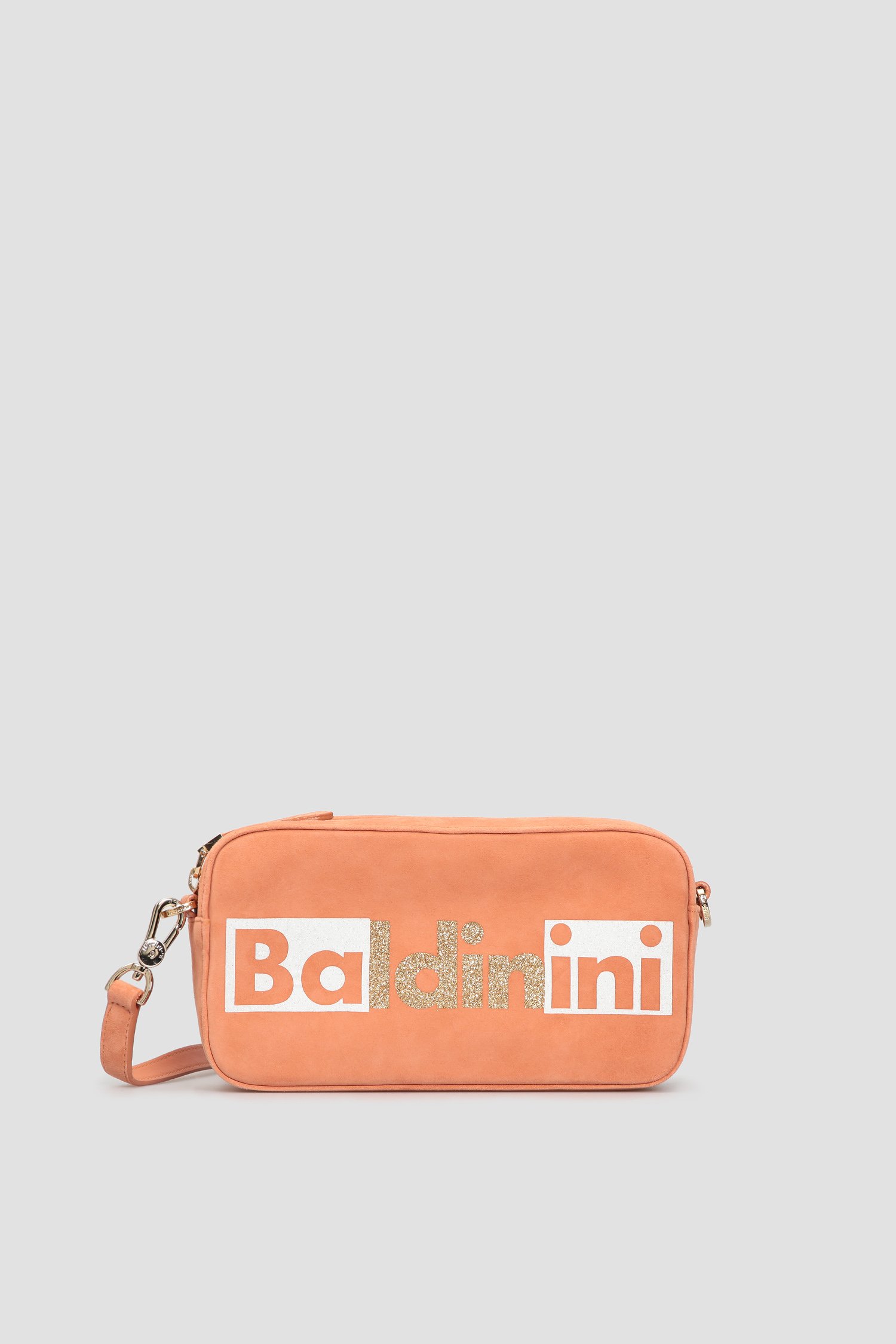 Женская оранжевая замшевая сумка через плечо Baldinini 070213;70