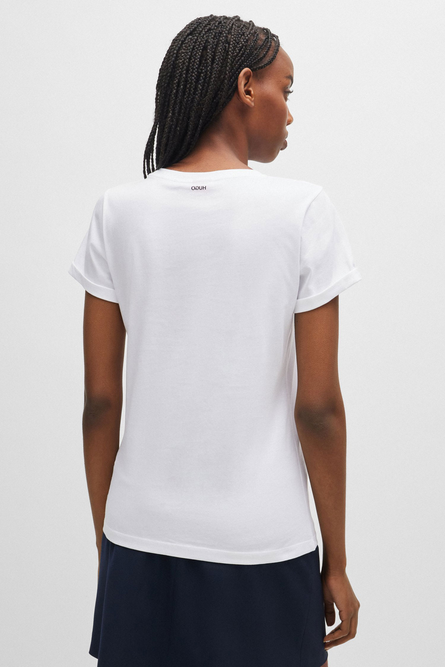 Жіноча біла футболка HUGO 50417212;100