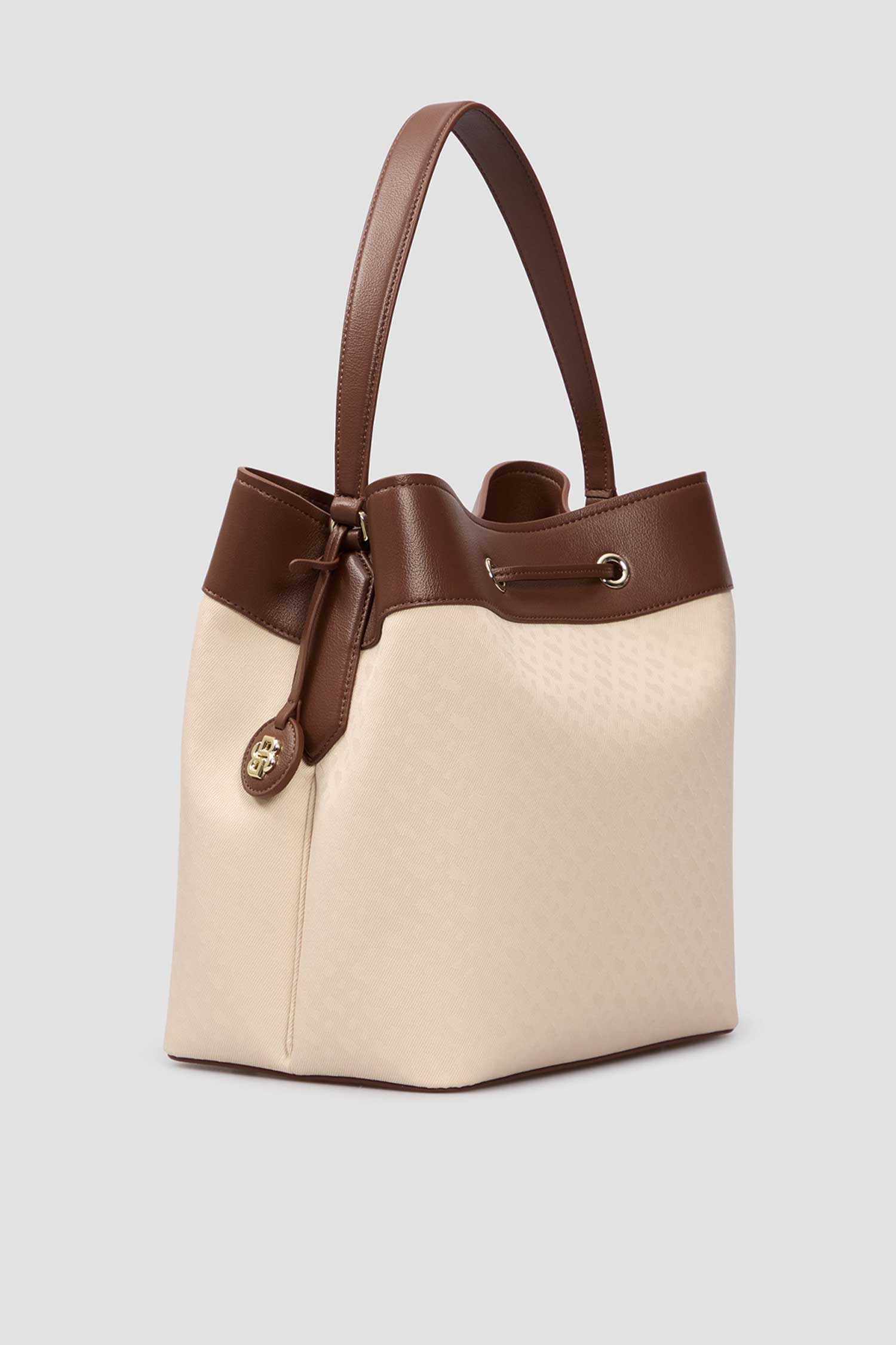 Женская бежевая сумка с узором BOSS 50535990;201