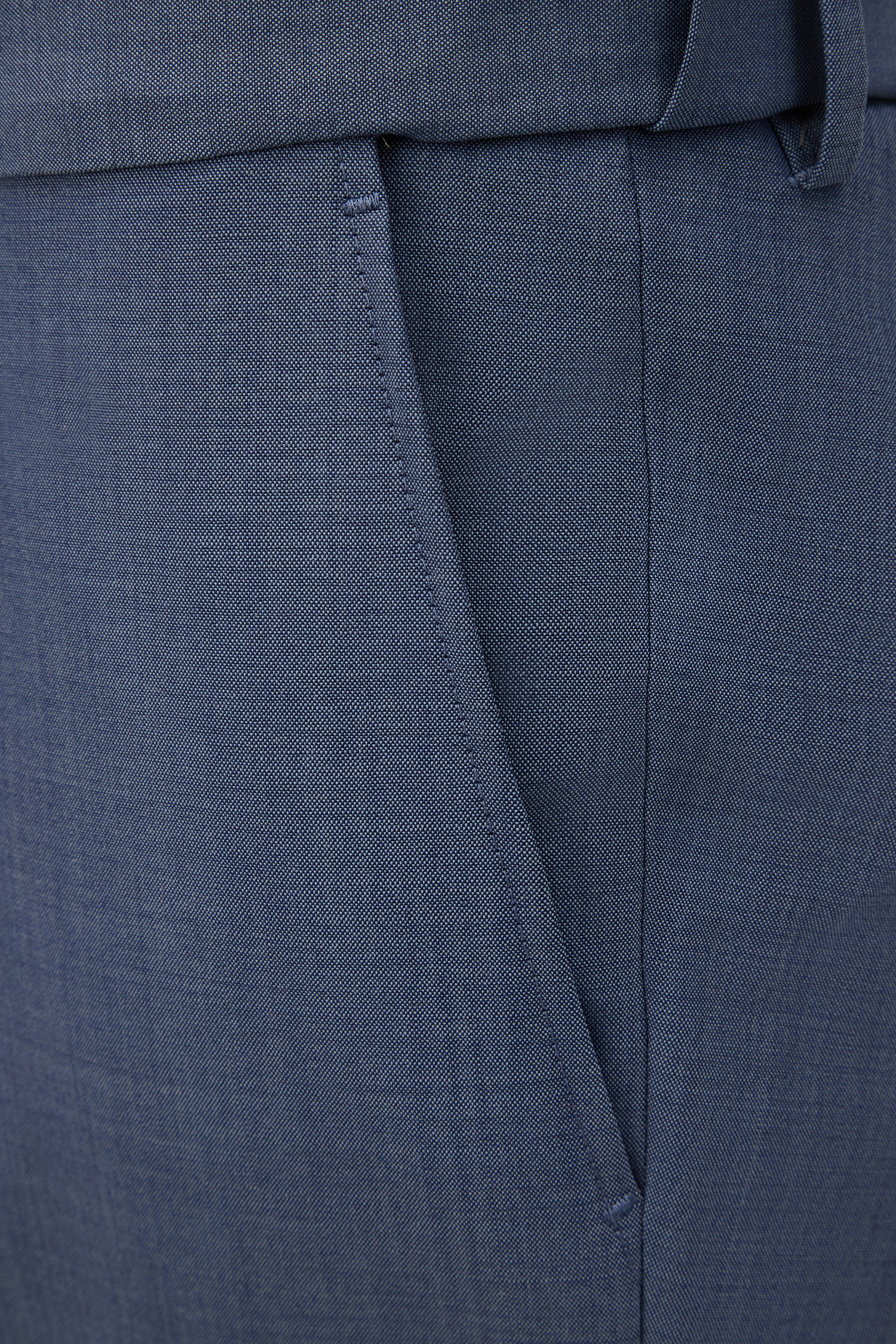 Чоловічі сині вовняні брюки BOSS 50535041;475