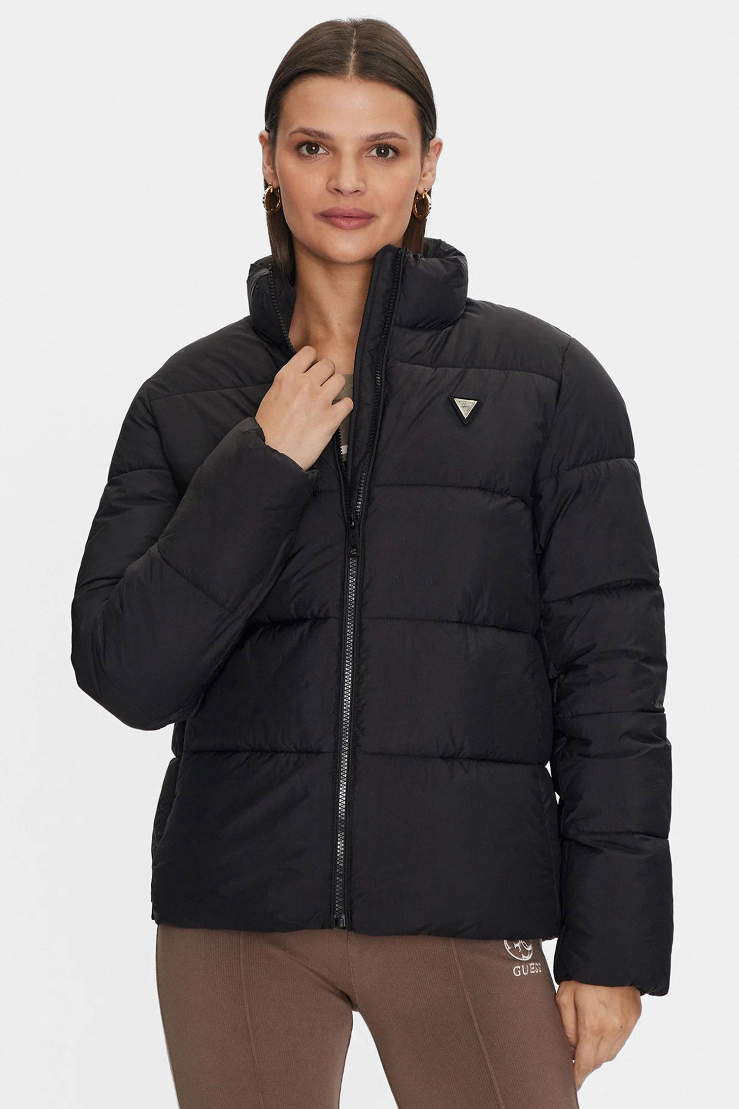Жіноча чорна куртка Guess V4YL03.WFUD0;JBLK — Ultrashop