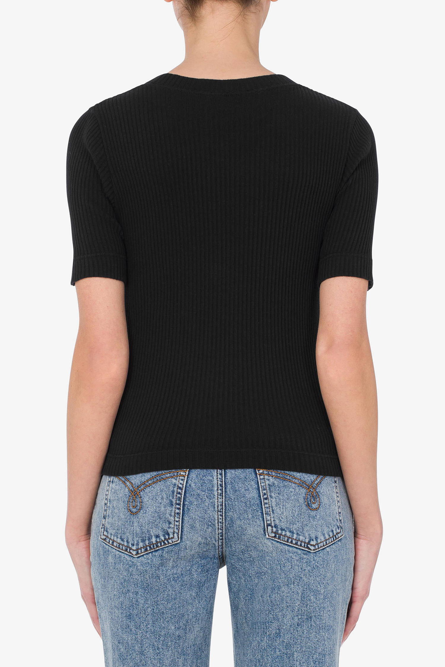 Женский черный топ Moschino A1211.8766;0555