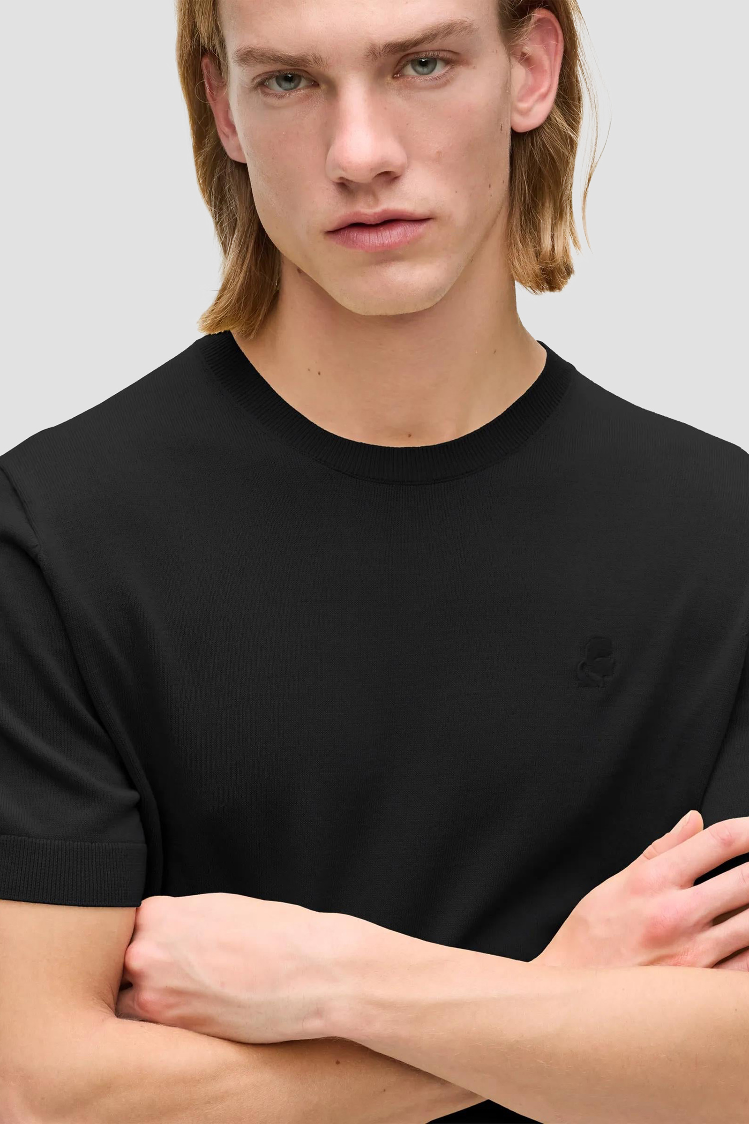 Мужская черная футболка Karl Lagerfeld 562200.755002;990