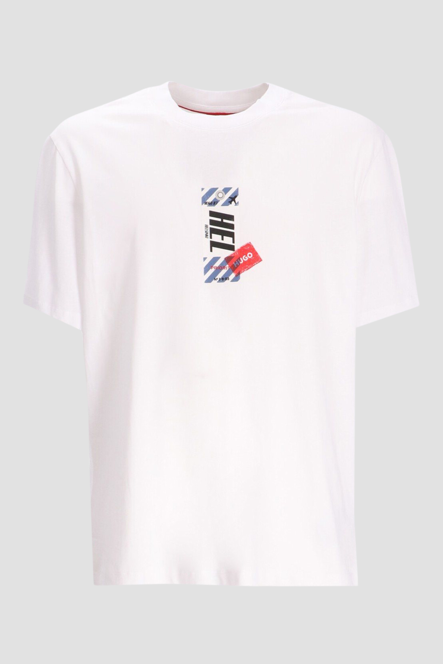 Мужская белая футболка HUGO 50516738;100