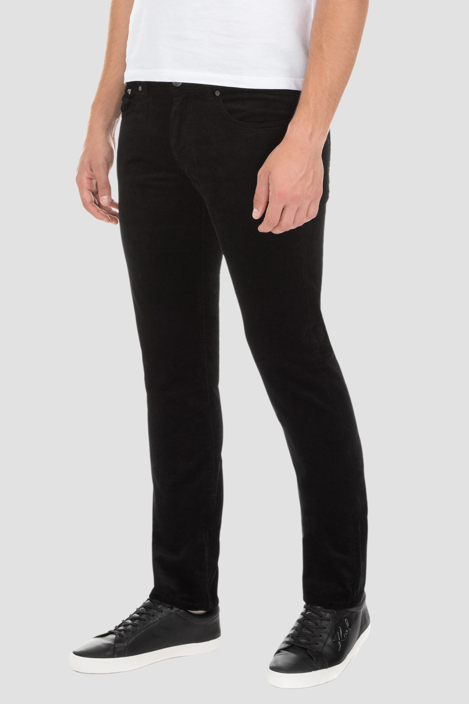 Чоловічі чорні вельветові брюки Karl Lagerfeld 582822.265840;990