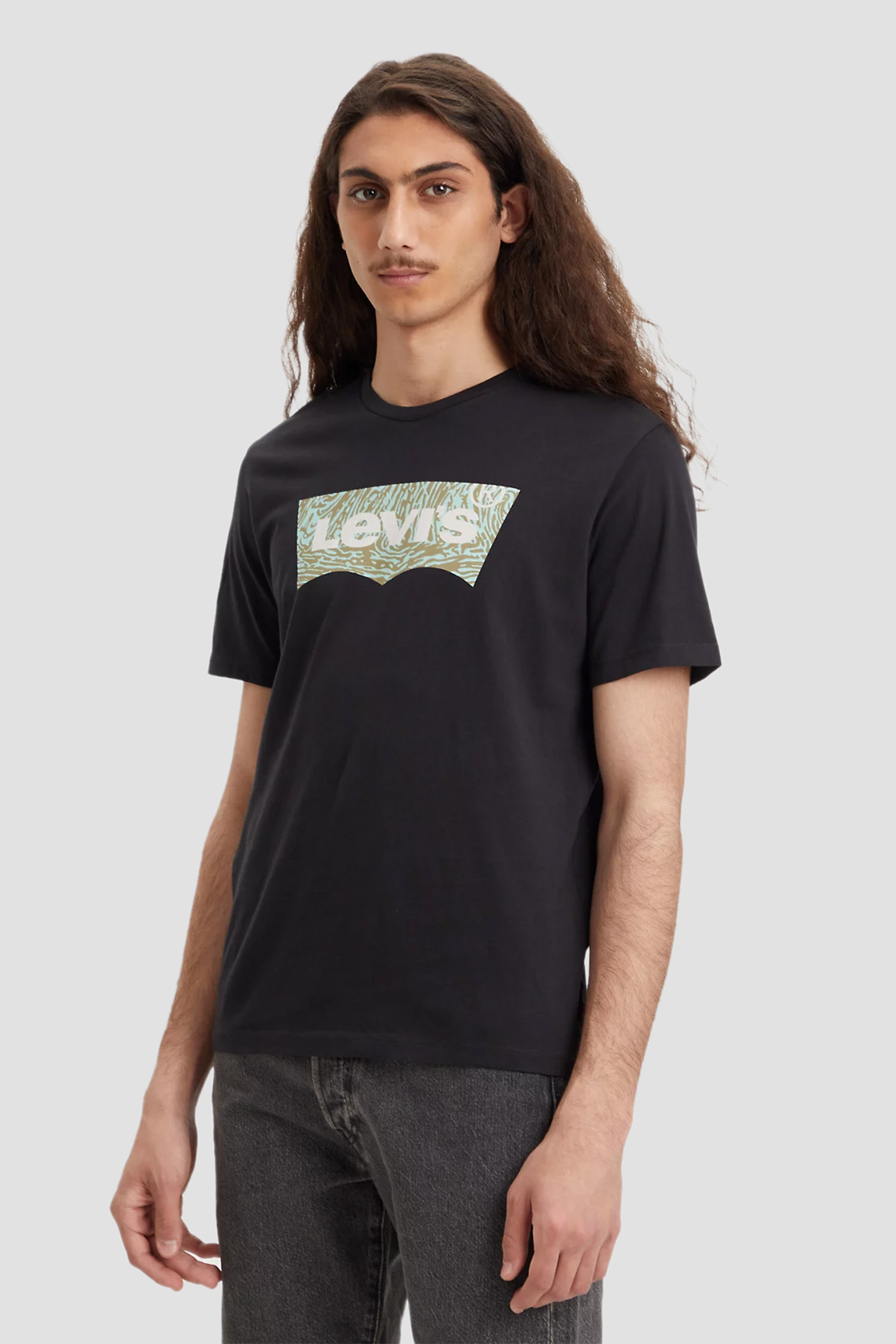 Мужская черная футболка Levi’s® 22491;0577
