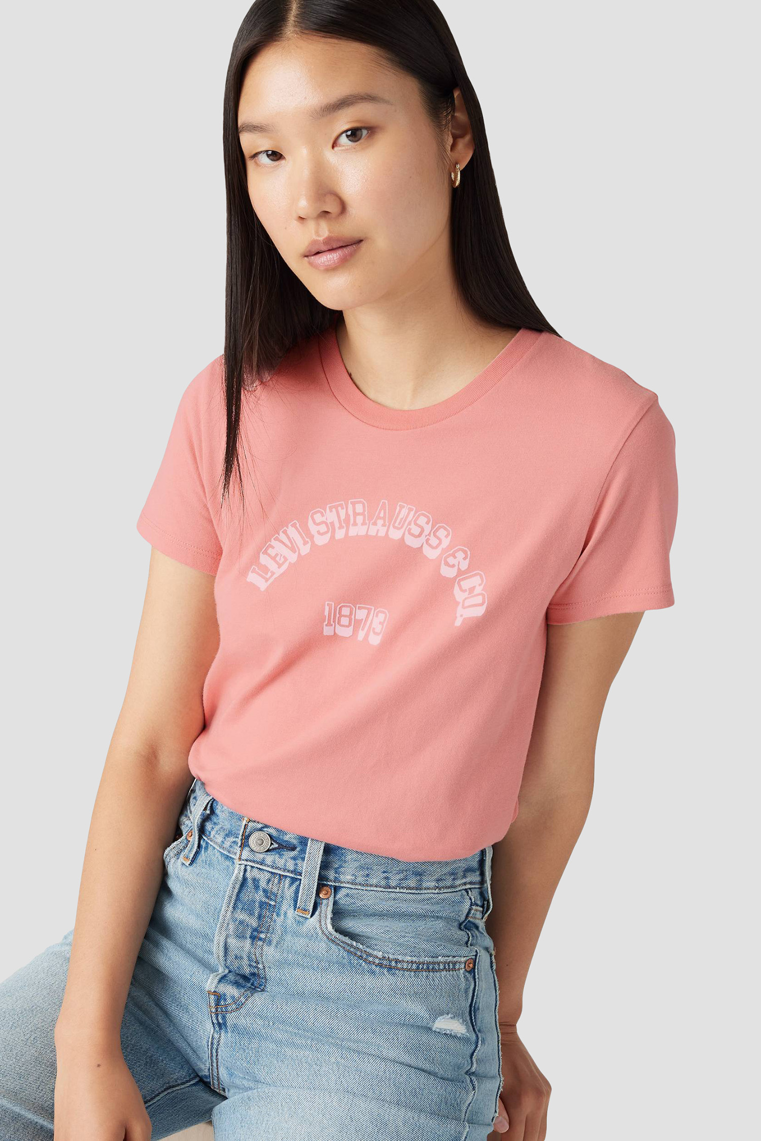 Женская розовая футболка Levi’s® 17369;2929