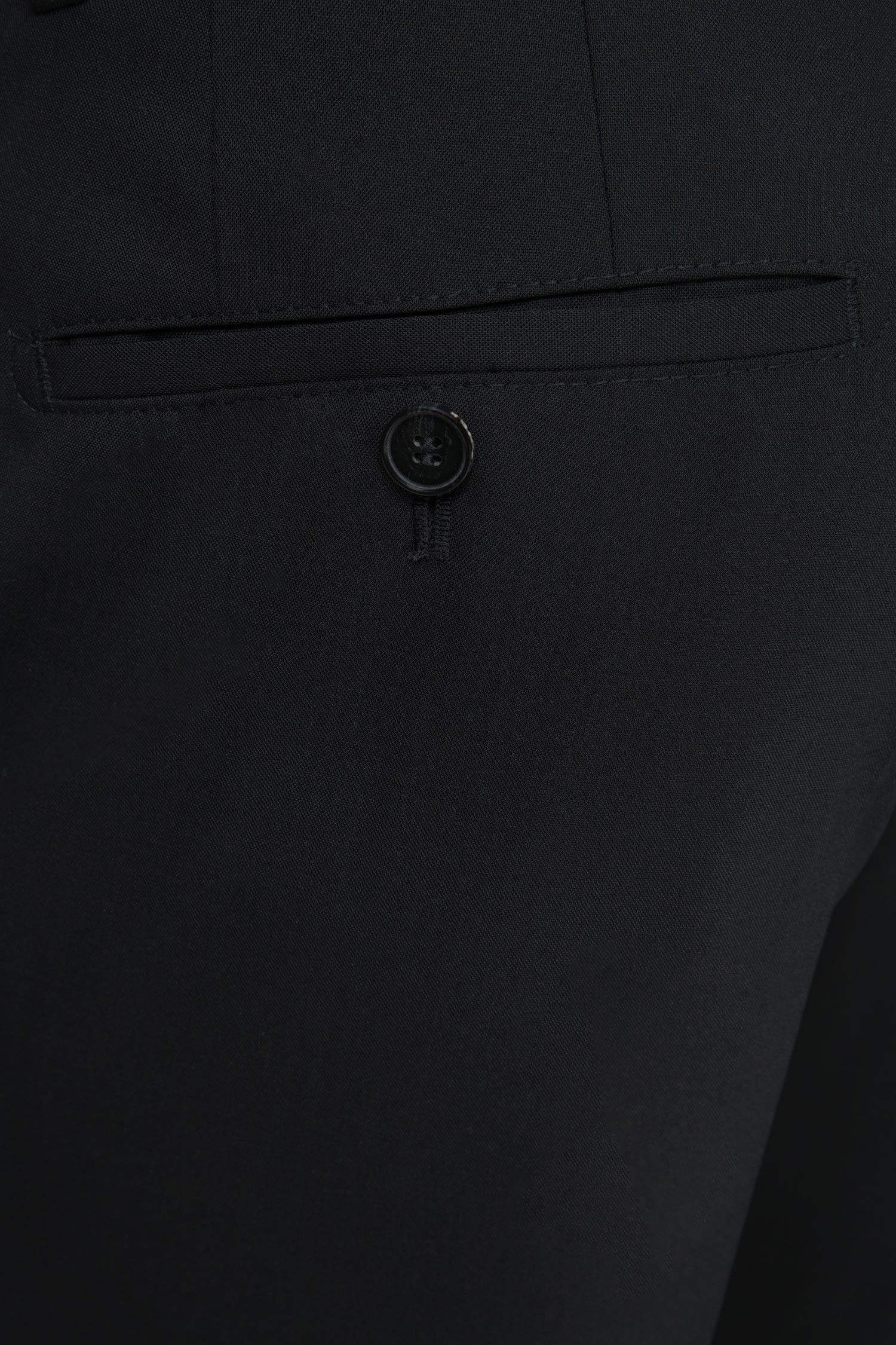 Черные шерстяные брюки для парней Karl Lagerfeld 500099.255001;990