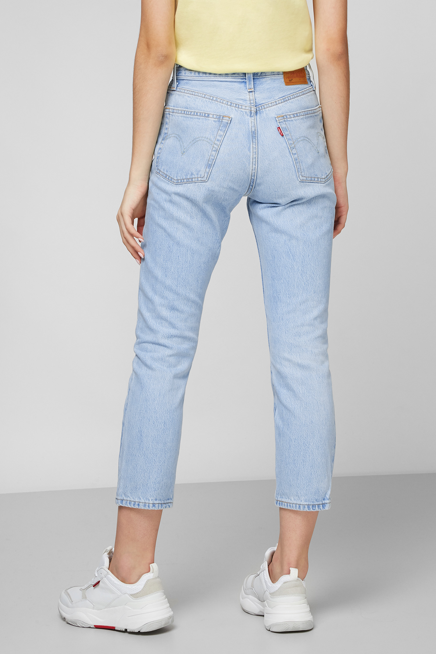 Голубые джинсы 501® Original Cropped для девушек Levi's® 36200;0124 —  Ultrashop
