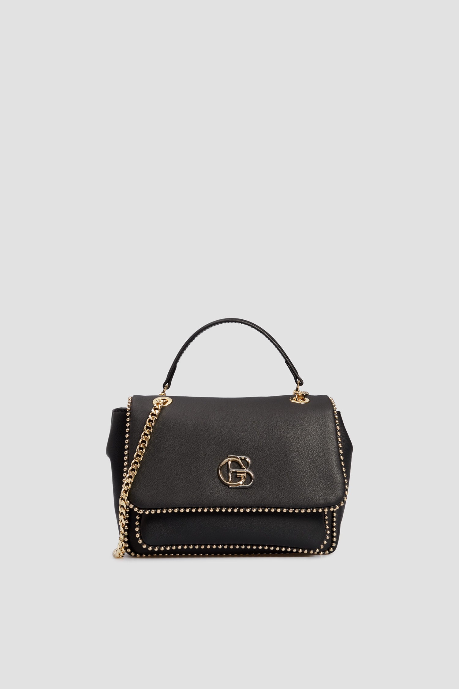 Женская черная кожаная сумка Baldinini G1CPWG7F0022;999
