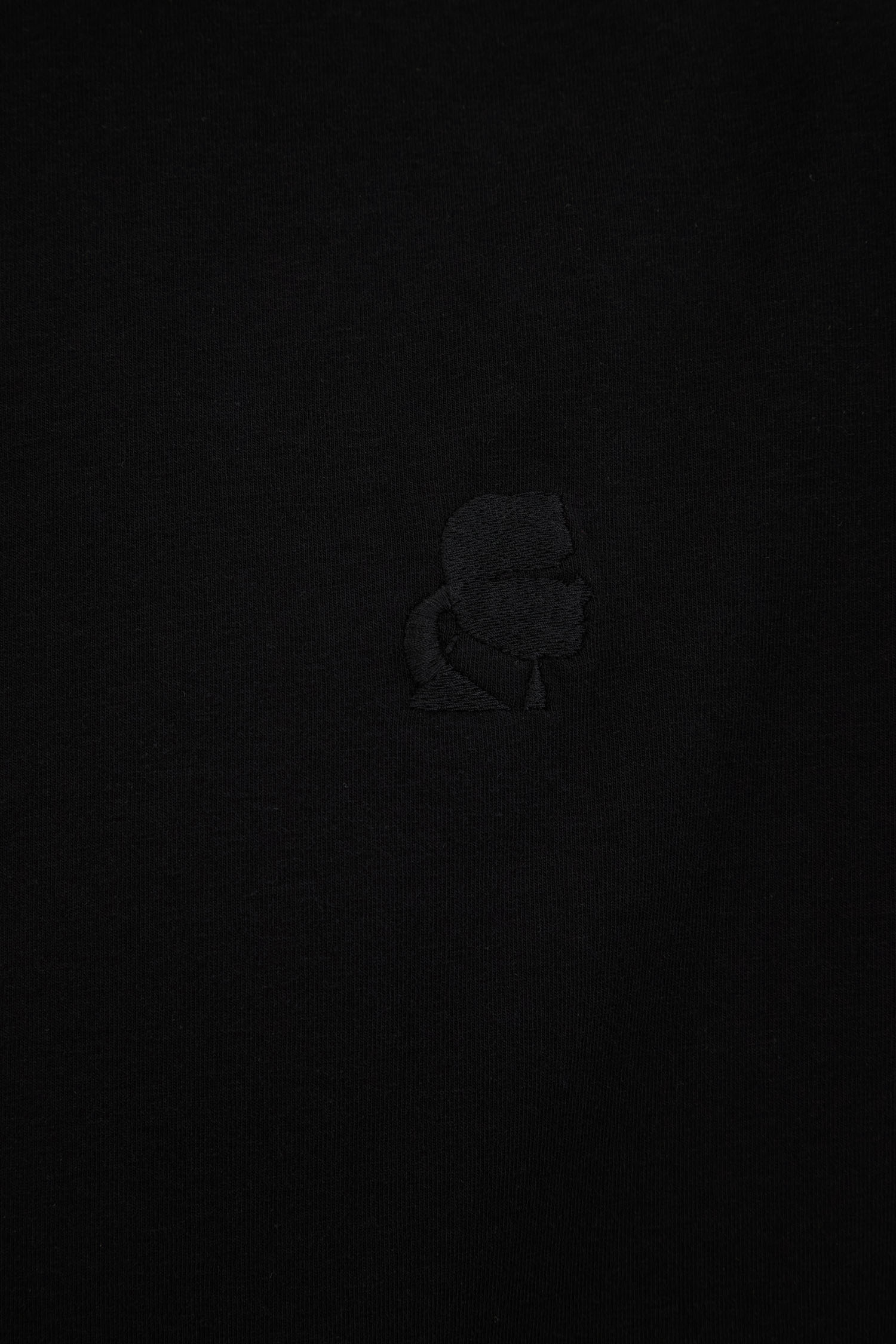 Мужская черная футболка Karl Lagerfeld 500221.755750;990